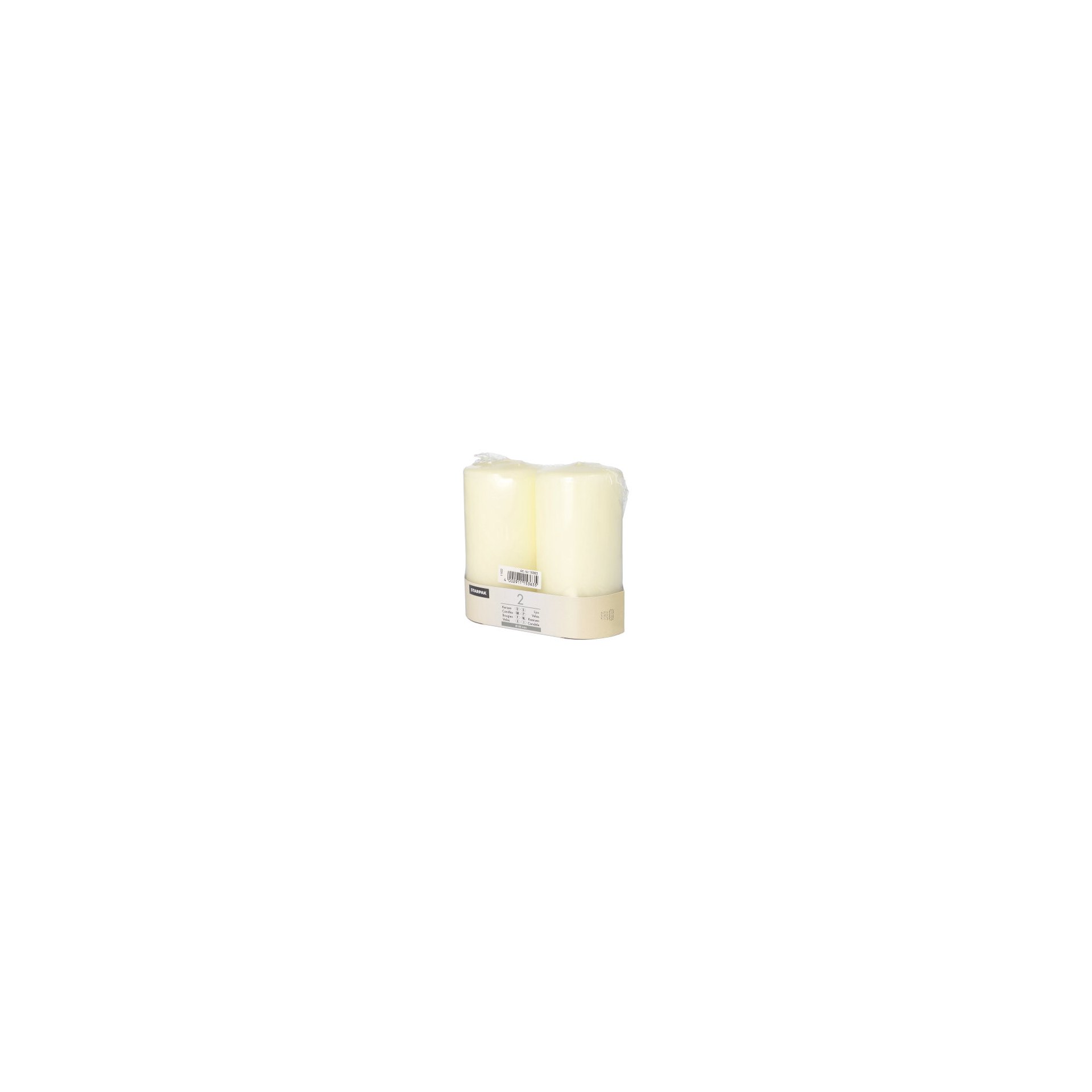 Stumpenkerzen Ø 80 mm · 150 mm elfenbein "Ivory" mit Flachkopf Stumpenkerzen Ø 80 mm · 150 mm elfenbein "Ivory" mit Flachkopf