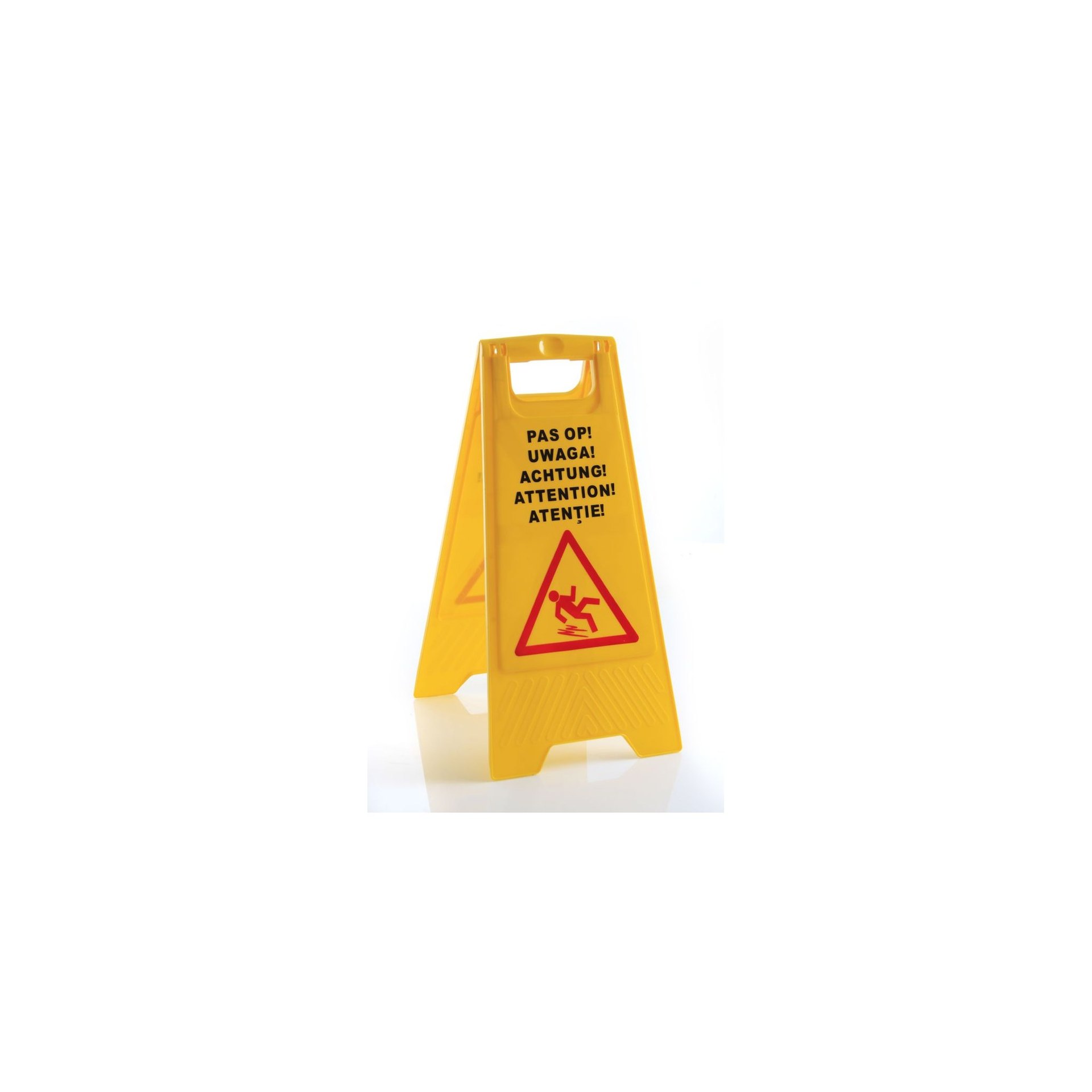 Schild Rutschgefahr, 300x460x(H)615mm Schild Rutschgefahr, 300x460x(H)615mm