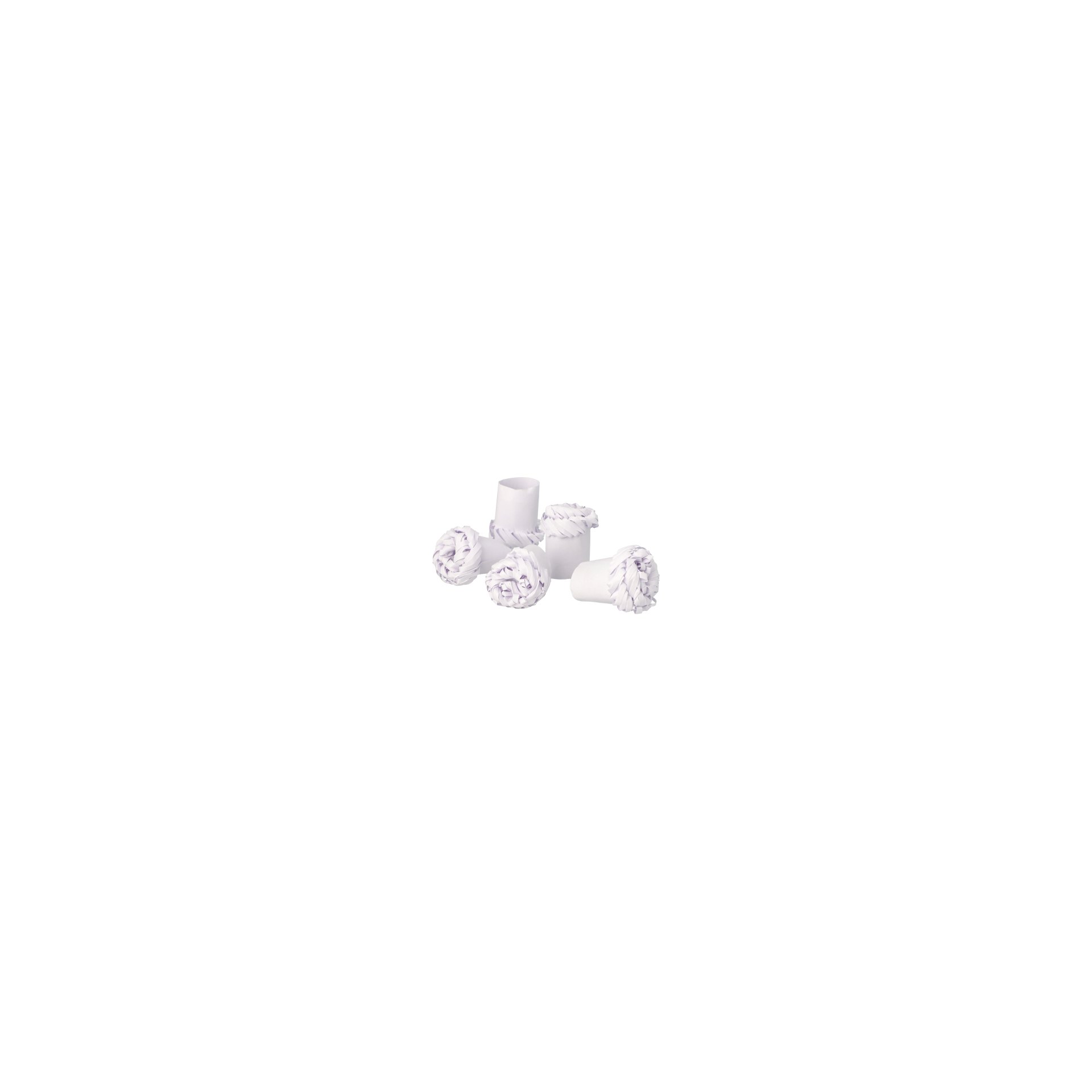 Geflügelmanschetten "pure" Ø 1,8 cm · 4,5 cm weiss Geflügelmanschetten "pure" Ø 1,8 cm · 4,5 cm weiss