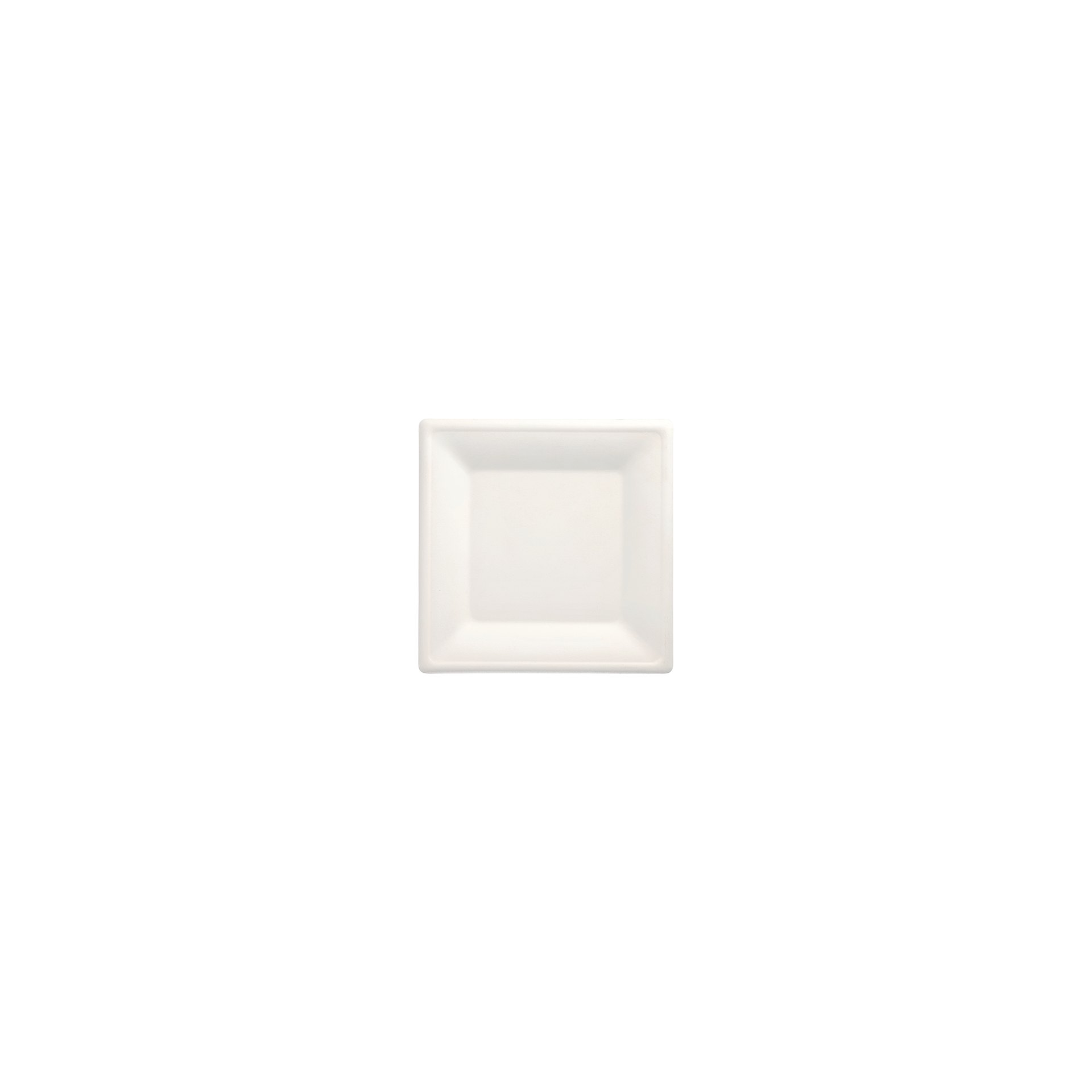 Teller, Zuckerrohr "pure" eckig 26 cm x 26 cm weiss