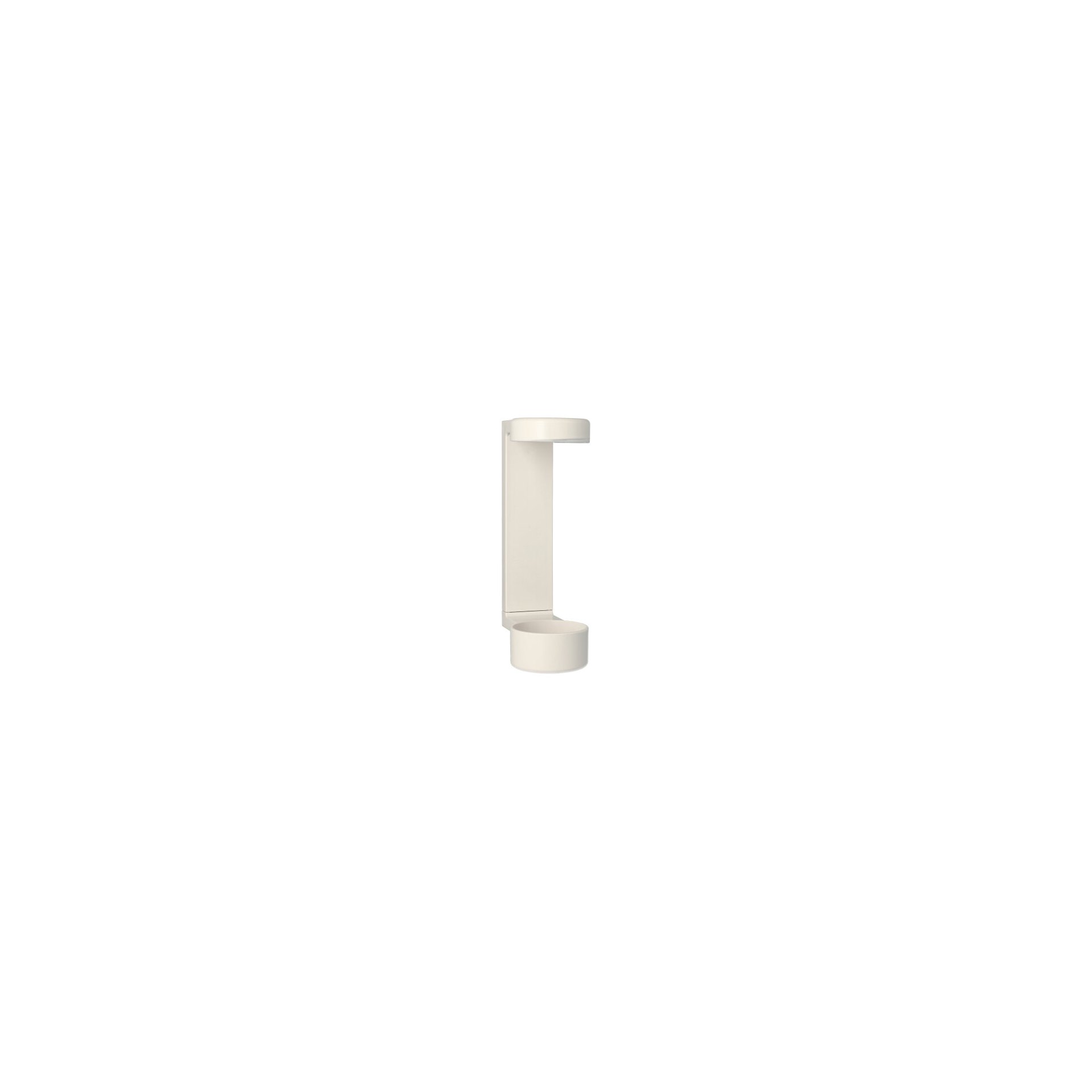 Wandhalter Cysoap Drückspender 19 cm x 6 cm x 9,5 cm weiss zum Kleben oder Schrauben Wandhalter Cysoap Drückspender 19 cm x 6 cm x 9,5 cm weiss zum Kleben oder Schrauben