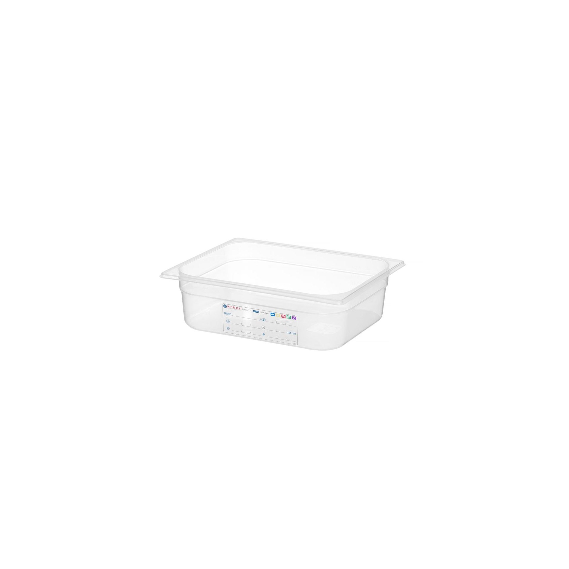 Gastronorm-Behälter 1/2, GN 1/2, 6,5L, Transparent, 325x265x(H)100mm Gastronorm-Behälter 1/2, GN 1/2, 6,5L, Transparent, 325x265x(H)100mm