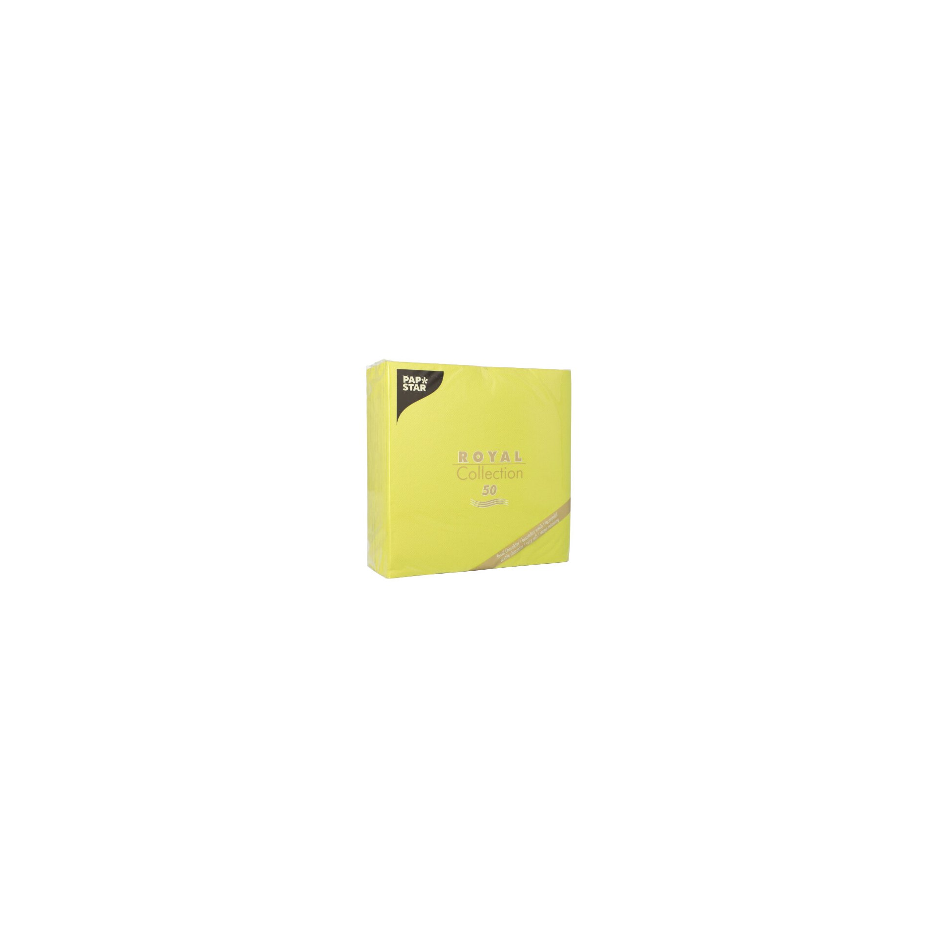 Servietten "ROYAL Collection" 1/4-Falz 40 cm x 40 cm limonengrün