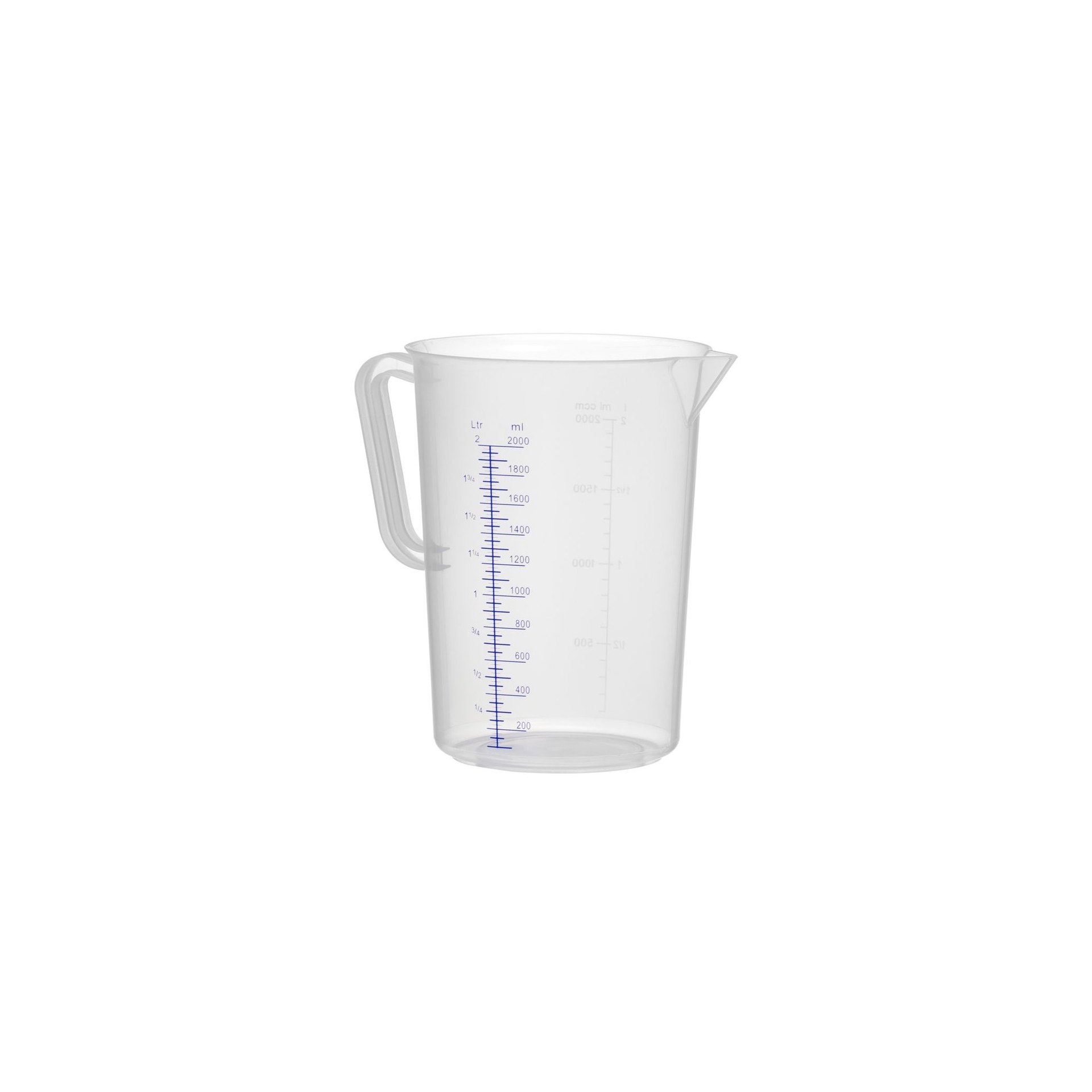 Messbecher, Polyproylen, 2L, ⌀140x(H)215mm