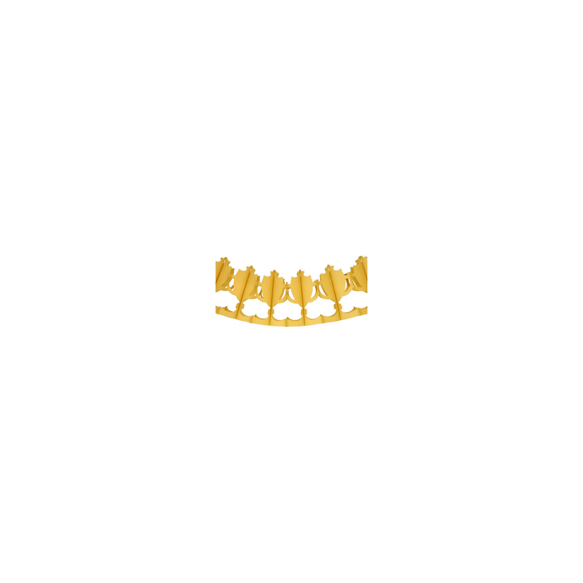 Motiv-Girlande 3 m gold "Pokal" schwer entflammbar Motiv-Girlande 3 m gold "Pokal" schwer entflammbar