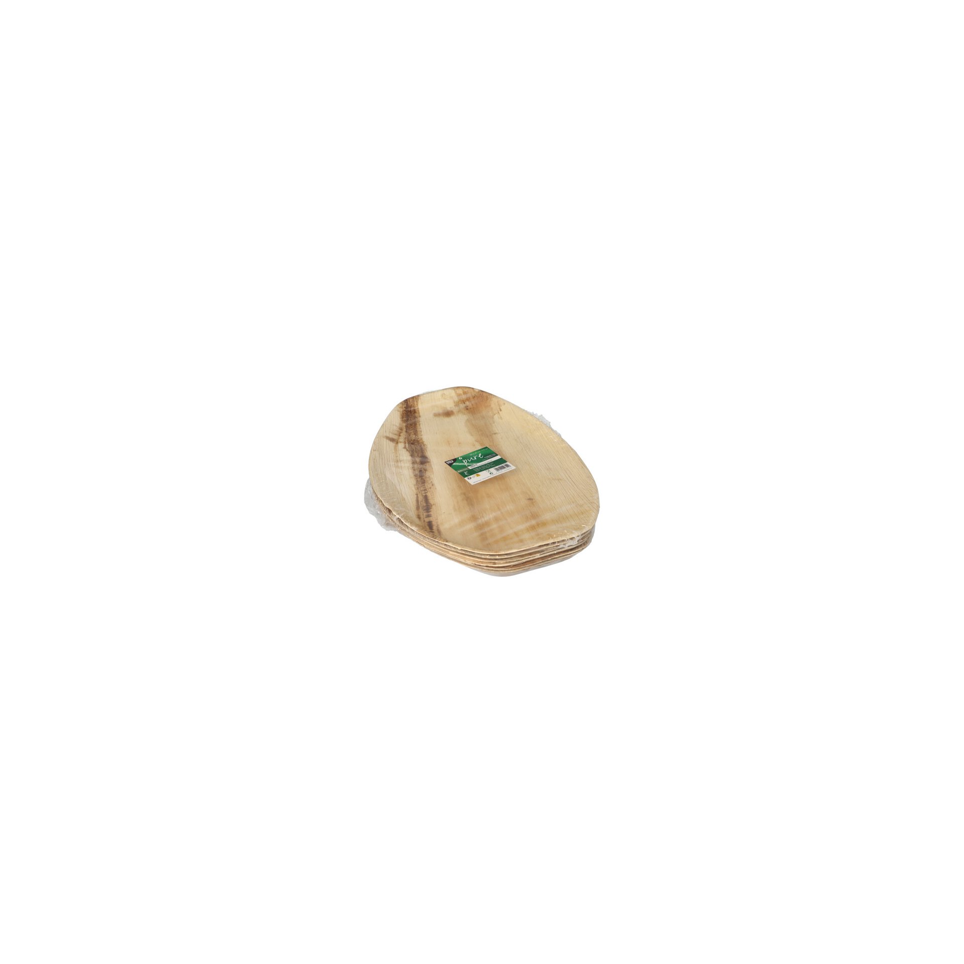 Tabletts, Palmblatt "pure" oval 3 cm x 43 cm x 29 cm natur Tabletts, Palmblatt "pure" oval 3 cm x 43 cm x 29 cm natur