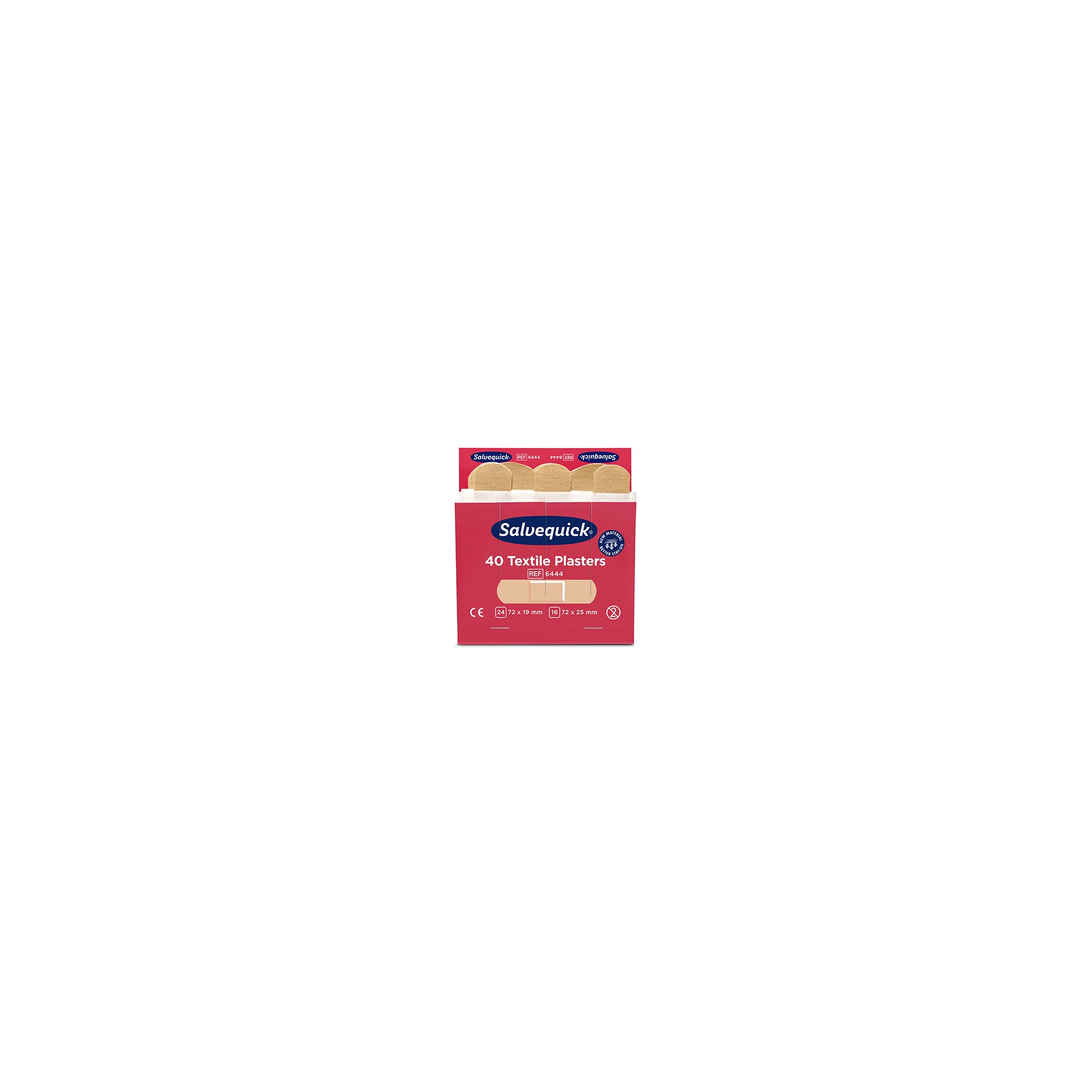 Set "Cederroth" Salvequick Textile Pflaster (40 Stück) braun , Refill Set "Cederroth" Salvequick Textile Pflaster (40 Stück) braun , Refill