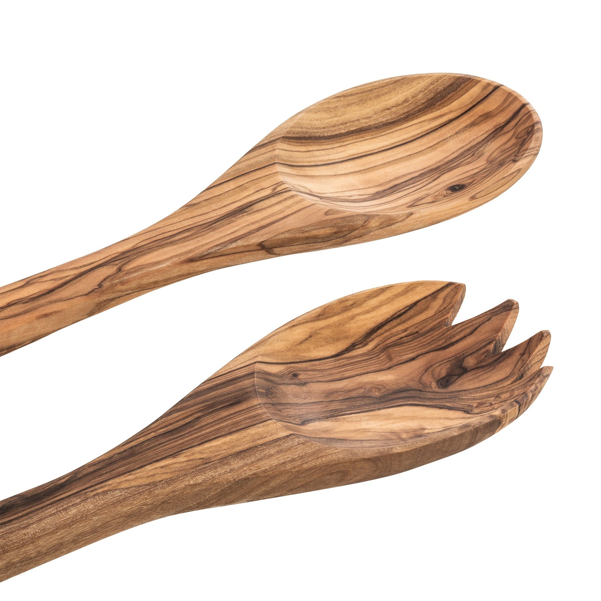 Salatbesteck Set PURE OLIVE, 30 cm, 2-teilig, Olivenholz