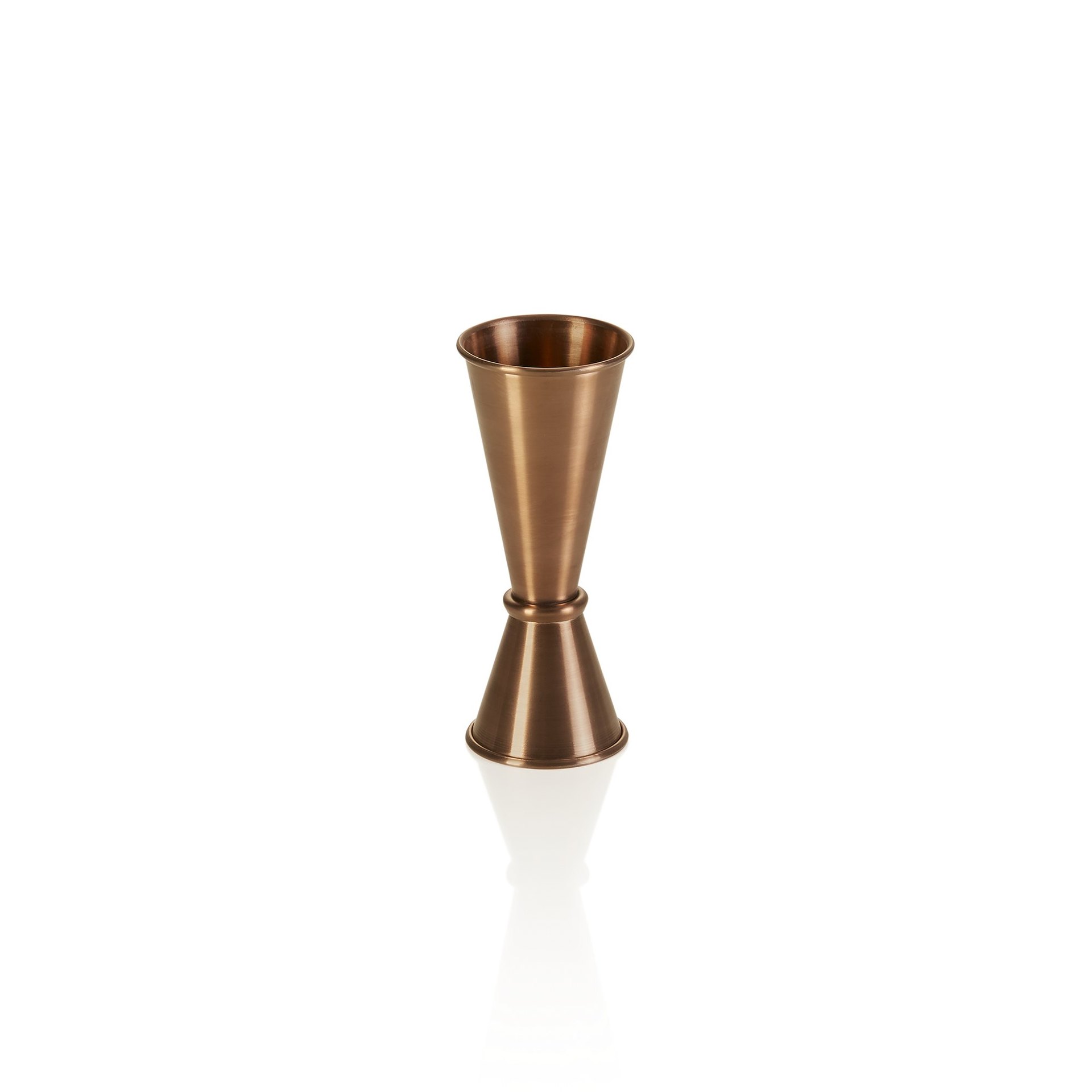 Jigger, Ø 4,5 cm, Höhe 11,5 cm, 2,5/5 cl, bronze