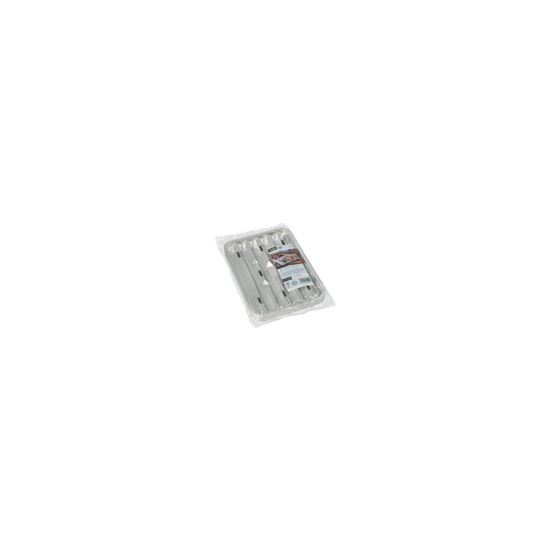 Grillschalen, Alu eckig 1,4 cm x 16,3 cm x 22,7 cm
