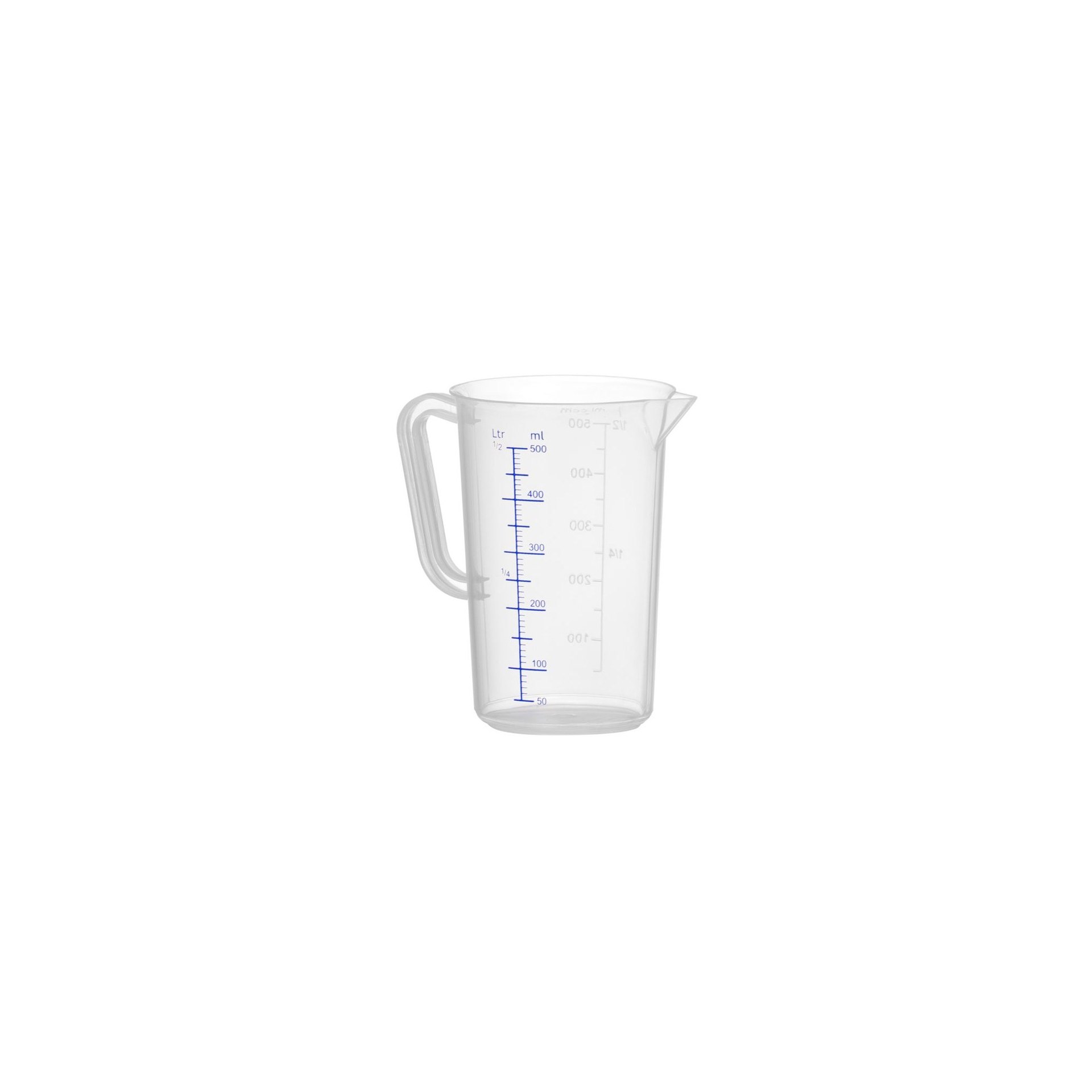 Messbecher, Polyproylen, 0,5L, ⌀90x(H)140mm Messbecher, Polyproylen, 0,5L, ⌀90x(H)140mm