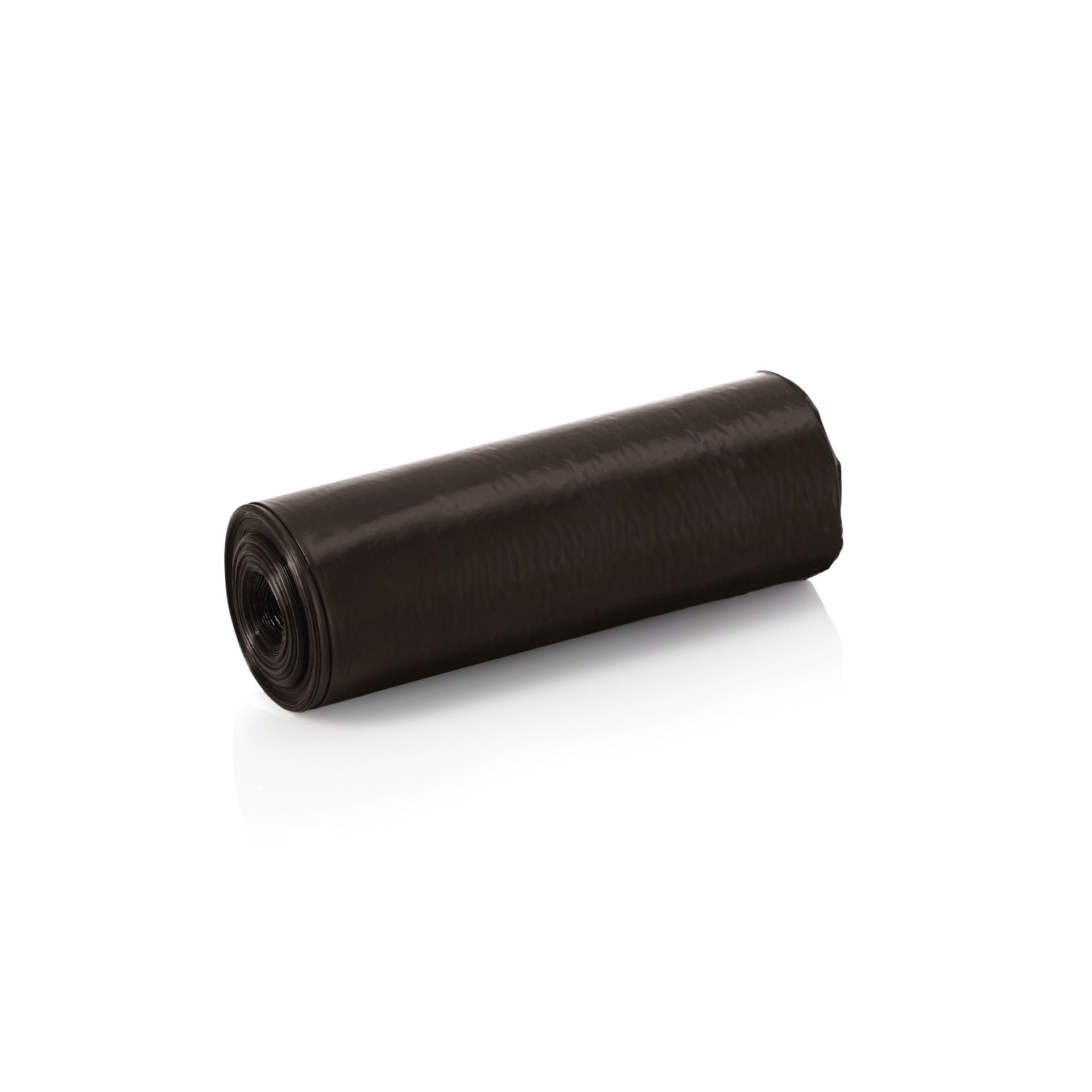 Müllbeutel, 70 x 75 cm, 65 ltr., 35 my, schwarz, Rolle á 25 Stück, LDPE Müllbeutel, 90 x 135 cm, 180 ltr., 55 my, schwarz, Rolle á 15 Stück, LDPE
