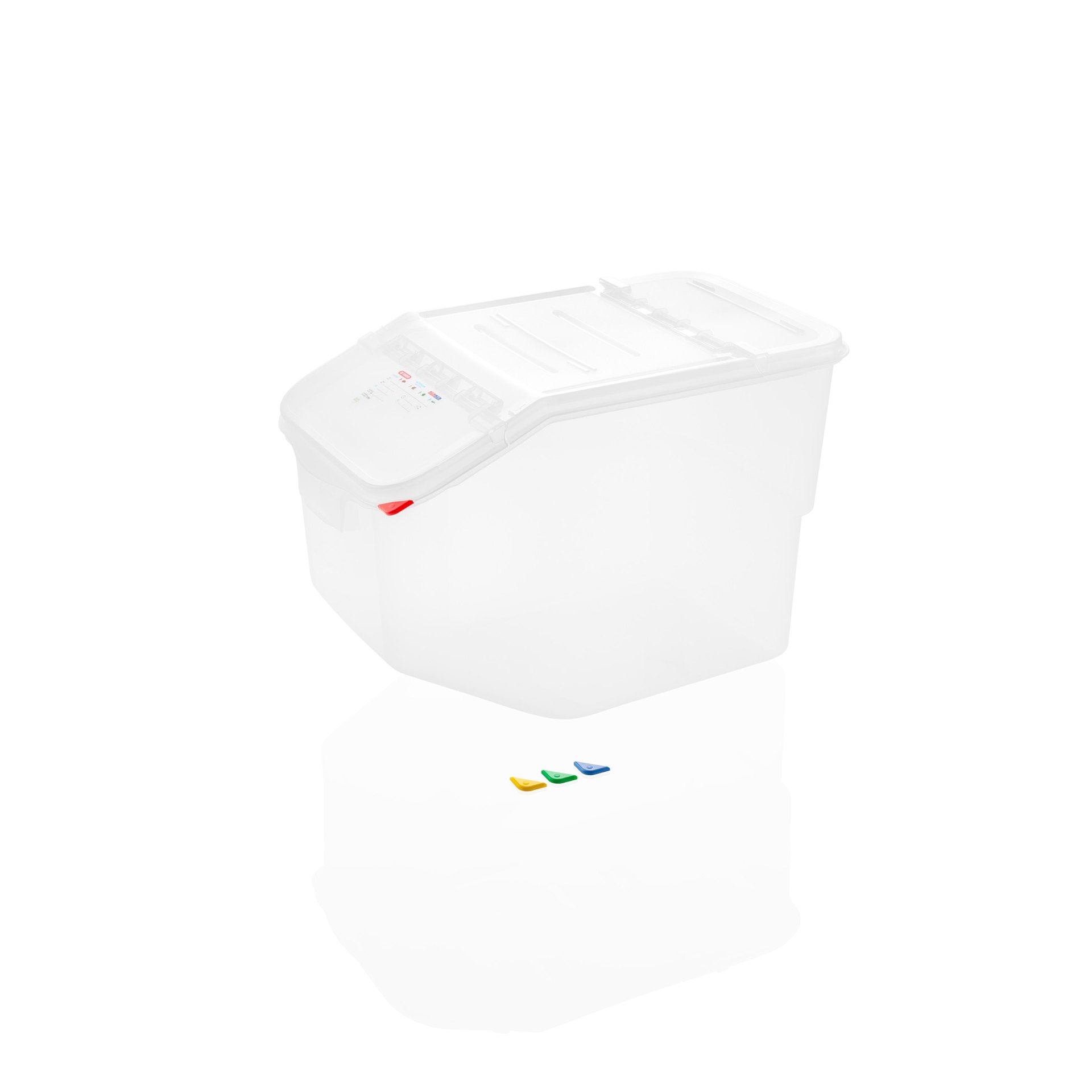 HACCP Lebensmittelbehälter 50 L, 56 x 34 x 40 HACCP Lebensmittelbehälter 50 L, 56 x 34 x 40