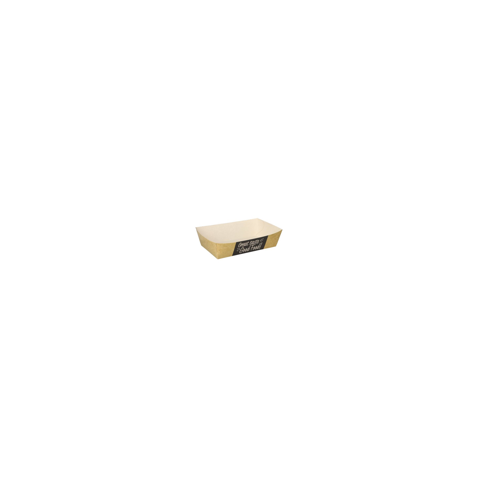 Pommes-Frites-Trays "pure" 3,5 cm x 7 cm x 12 cm "Good Food" mittel