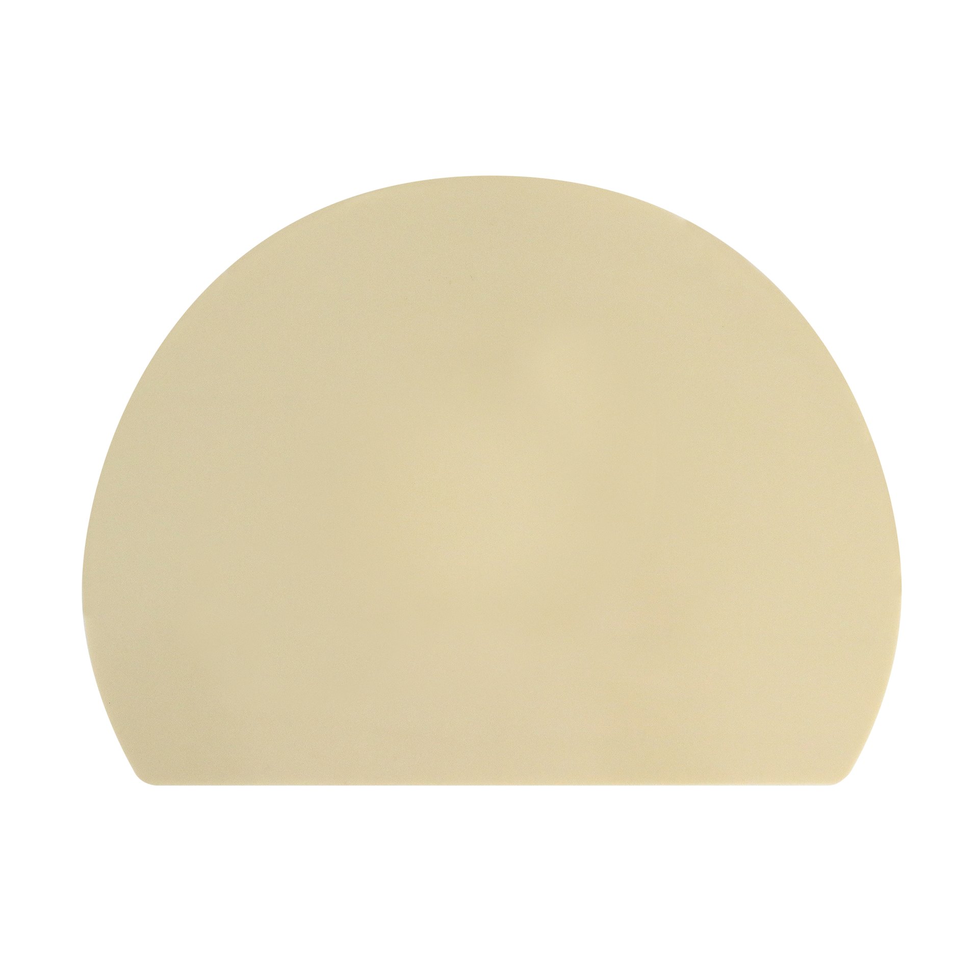 Teigschaber elfenbein, ABS 204 x 151 x 1 mm