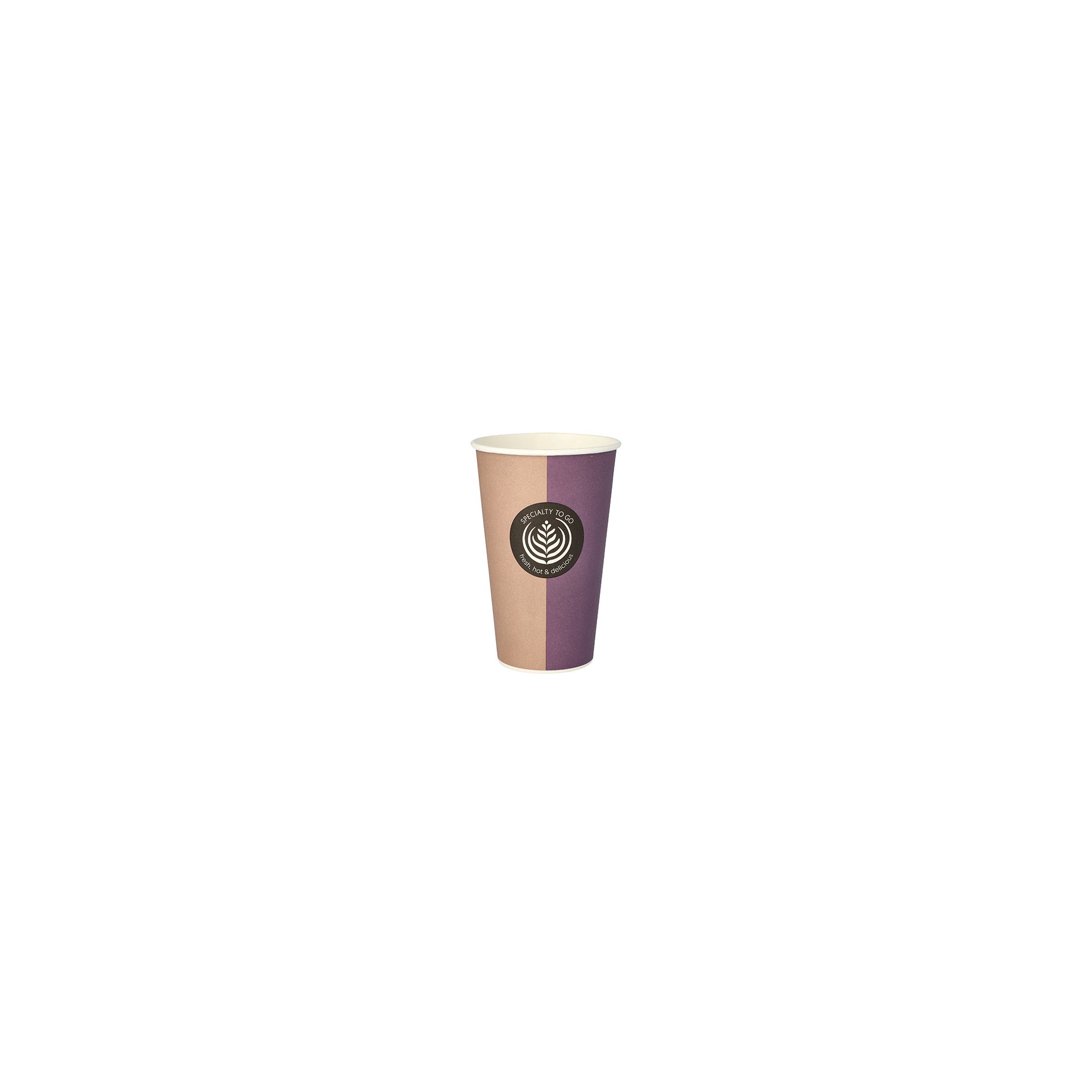 Trinkbecher, Pappe "To Go" 0,4 l Ø 9 cm · 13,5 cm "Barista Time" Trinkbecher, Pappe "To Go" 0,4 l Ø 9 cm · 13,5 cm "Barista Time"