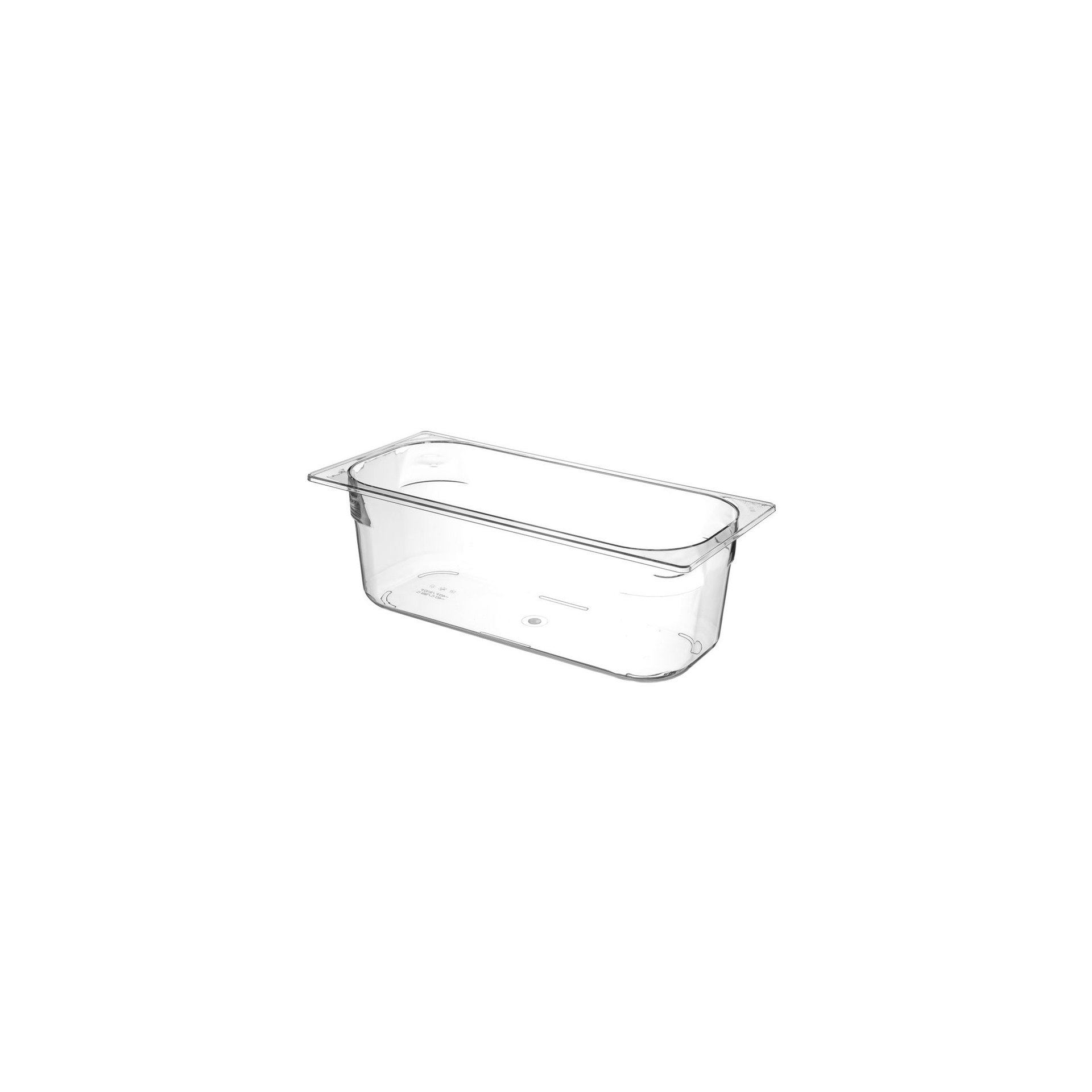 Eiscreme-Behälter Polycarbonat, 5L, Transparent, 360x165x120mm