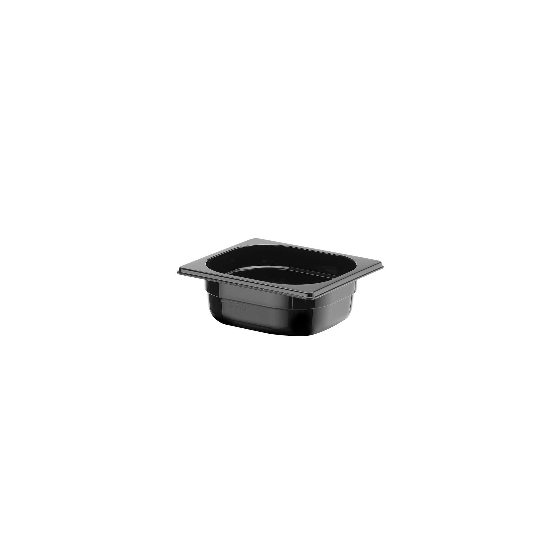 Gastronorm-Behälter 1/6, Profi Line, GN 1/6, 1L, Schwarz, 176x162x(H)65mm Gastronorm-Behälter 1/6, Profi Line, GN 1/6, 1L, Schwarz, 176x162x(H)65mm