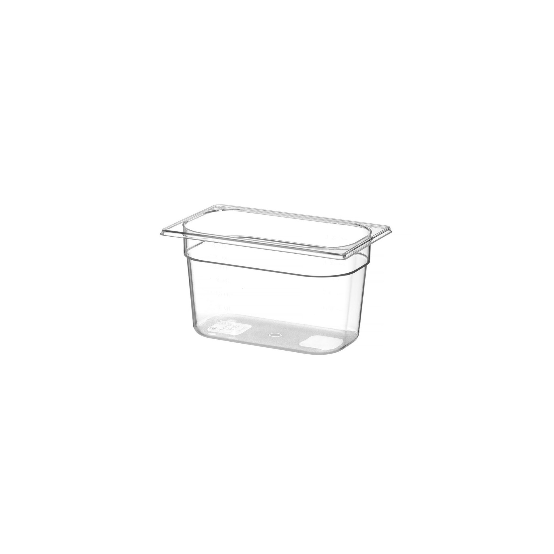 Gastronorm-Behälter 1/4, Profi Line, GN 1/4, 5,5L, Transparent, 265x162x(H)200mm Gastronorm-Behälter 1/4, Profi Line, GN 1/4, 5,5L, Transparent, 265x162x(H)200mm