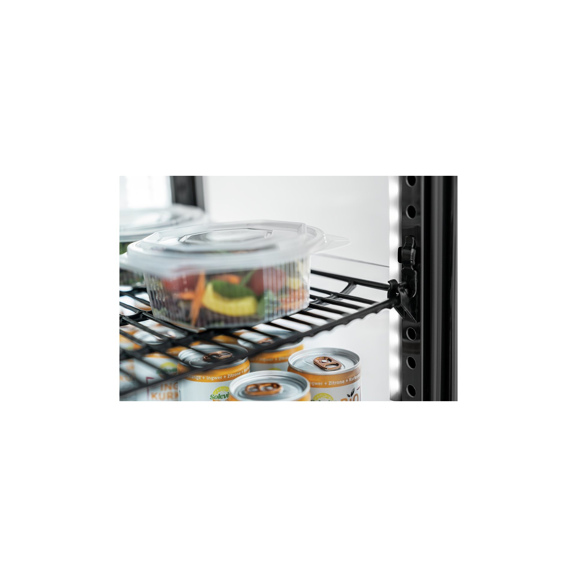 Mini-Kühlvitrine 98L2T schwarz