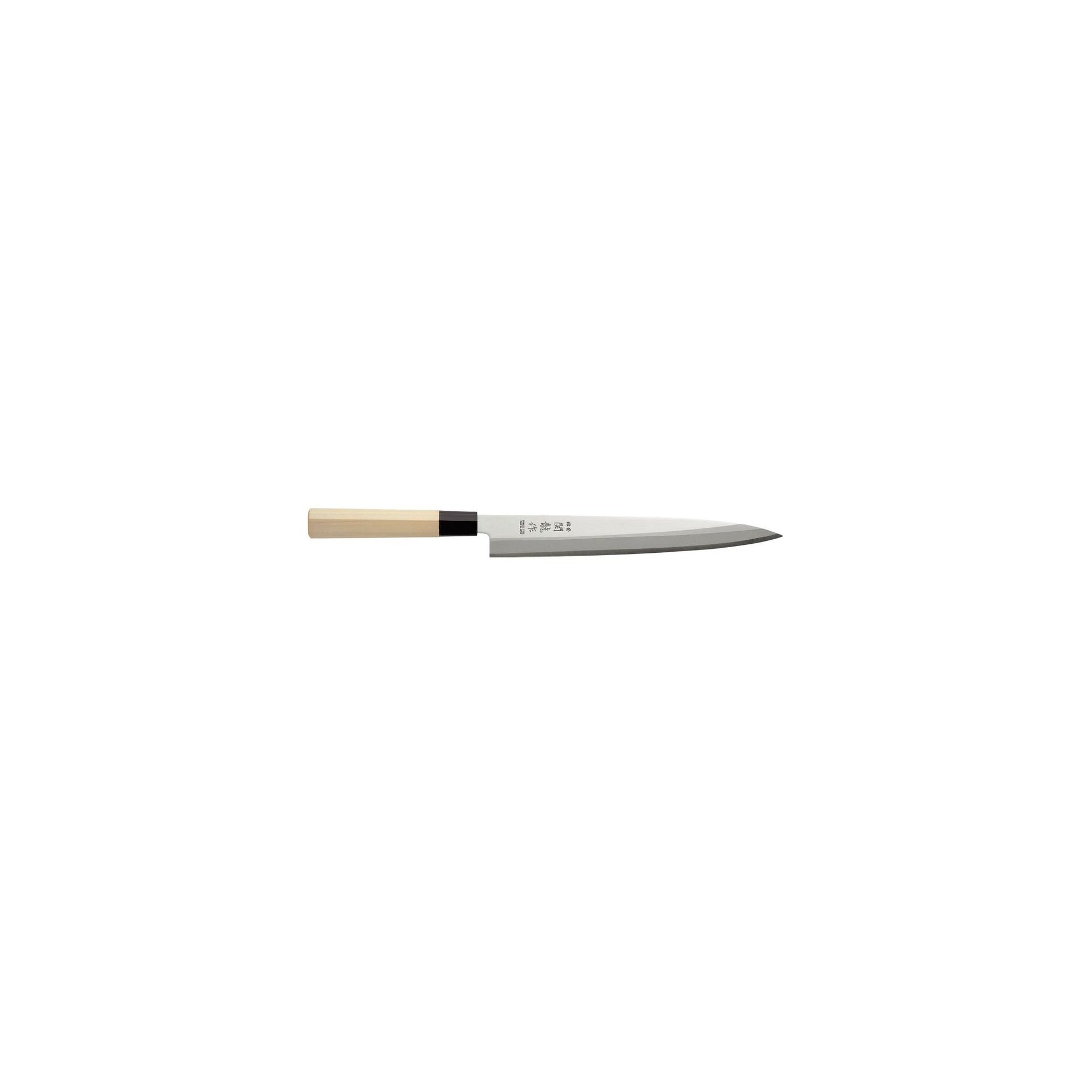 Japanisches Messer Sashimi, Holz hell, (L)375mm