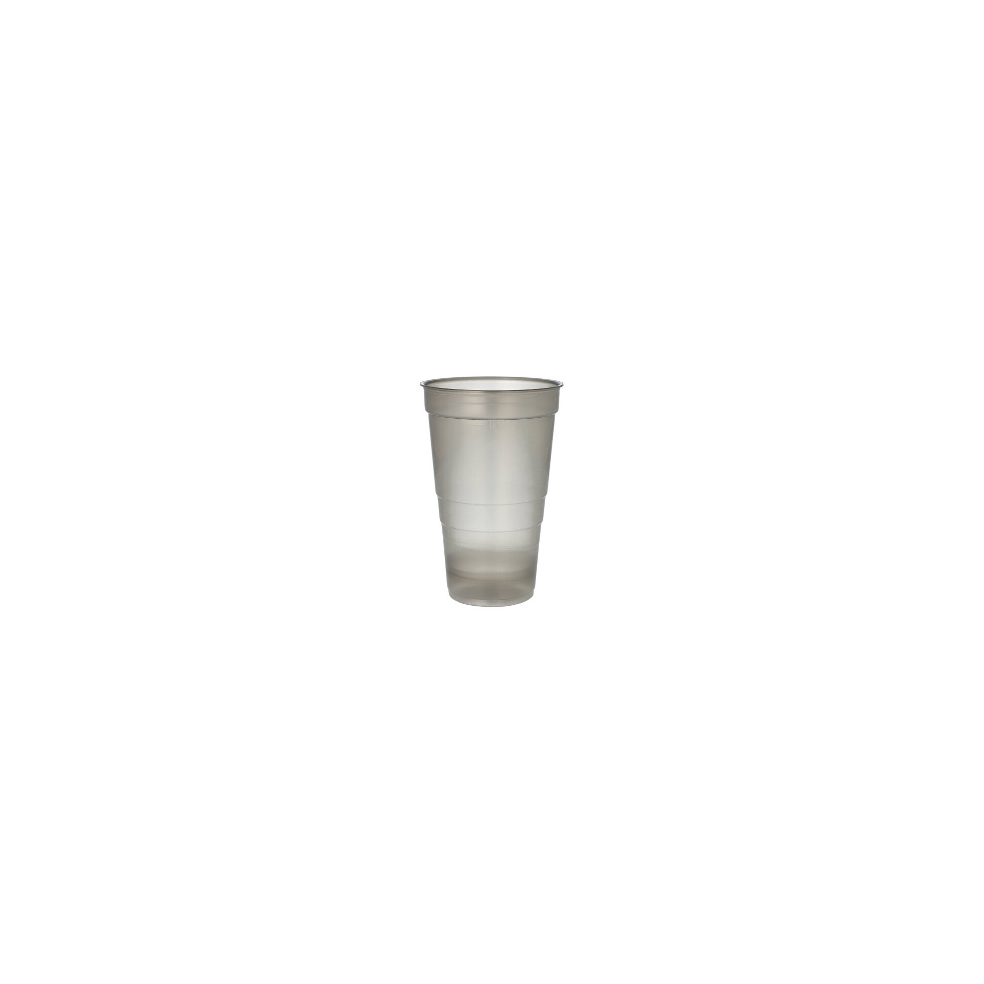 Mehrweg-Trinkbecher PP 0,5 l Ø 9,5 cm · 14,4 cm grau Mehrweg-Trinkbecher PP 0,5 l Ø 9,5 cm · 14,4 cm grau