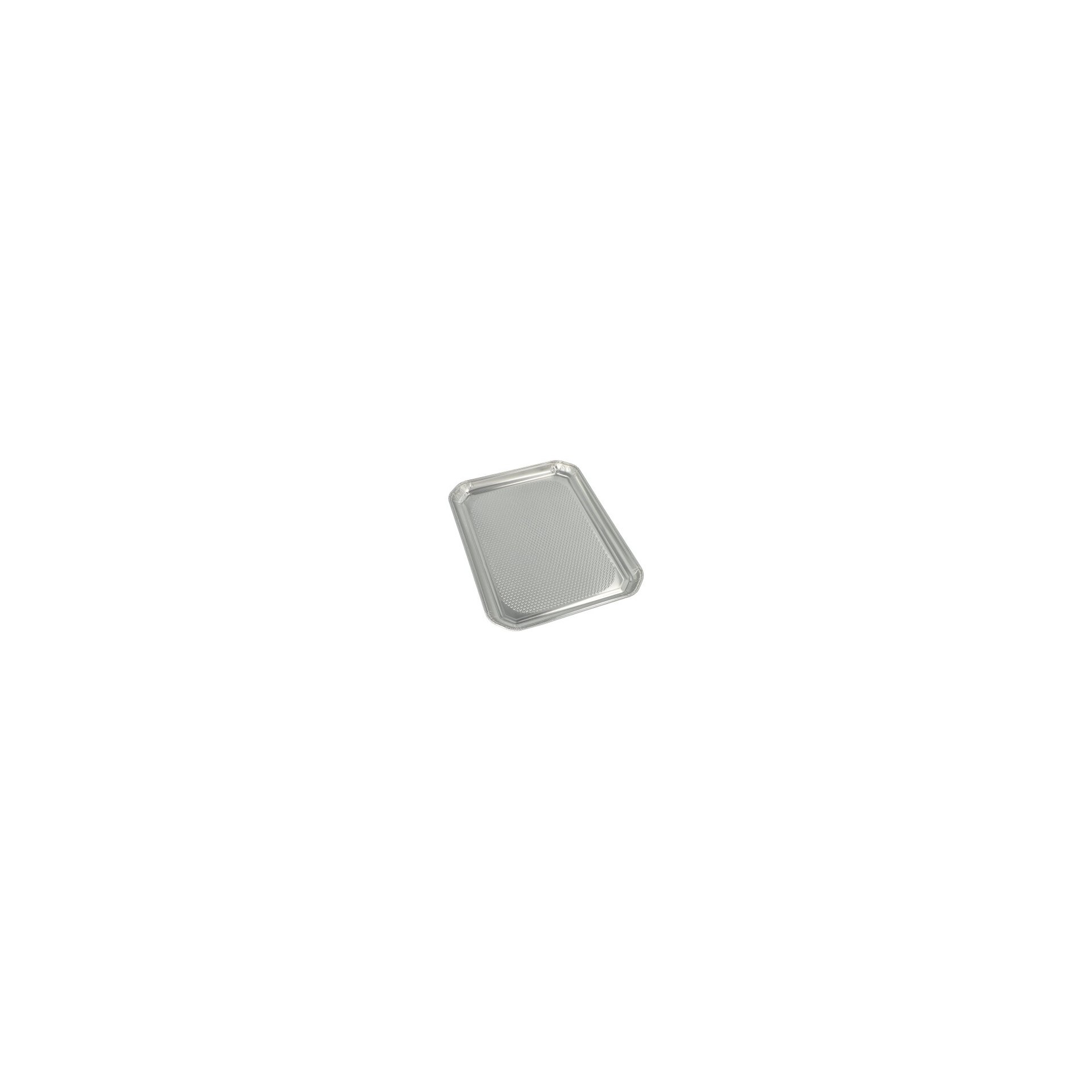 Servierplatten, Alu eckig 35 cm x 26 cm Servierplatten, Alu eckig 35 cm x 26 cm