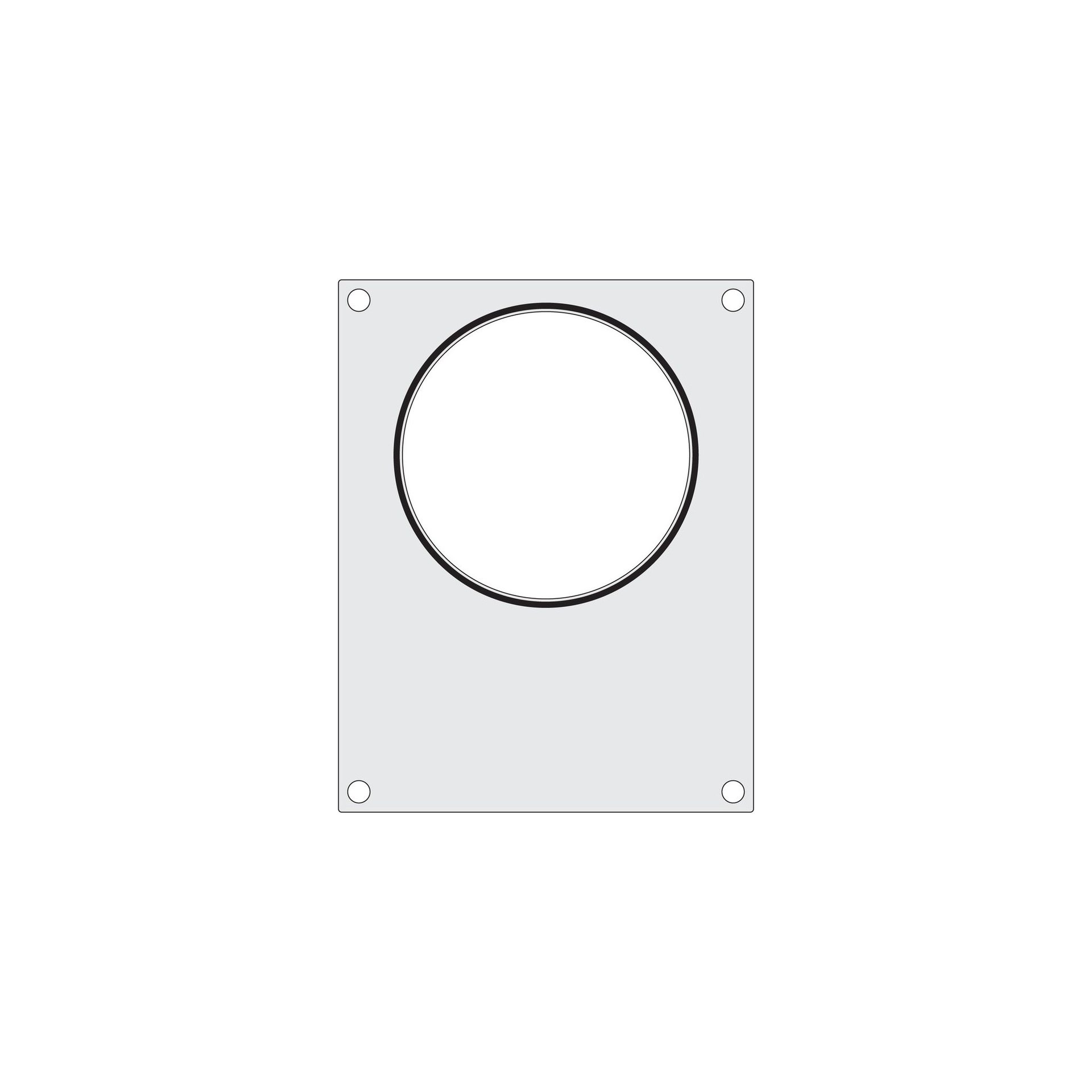 Matrize für Versiegelungsmaschine, ein runder Behälter (ø165 mm)