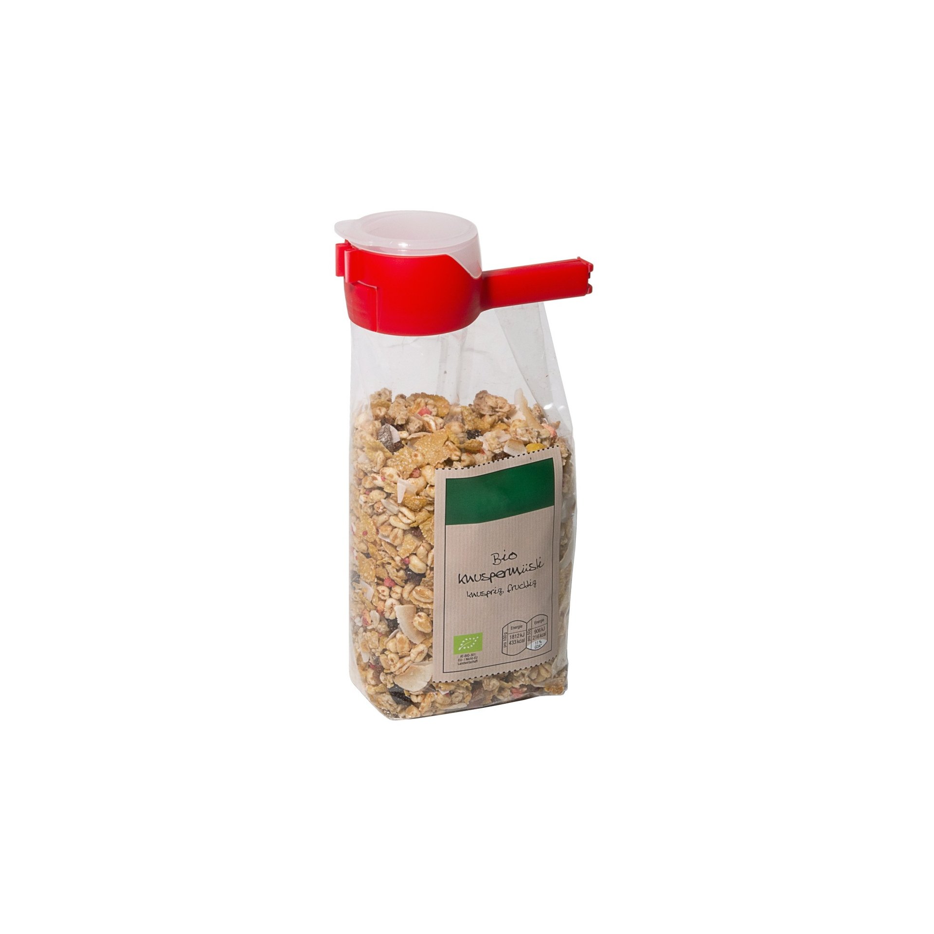 Beutelklammer mit Schütte 14 cm Beutelklammer mit Schütte 14 cm