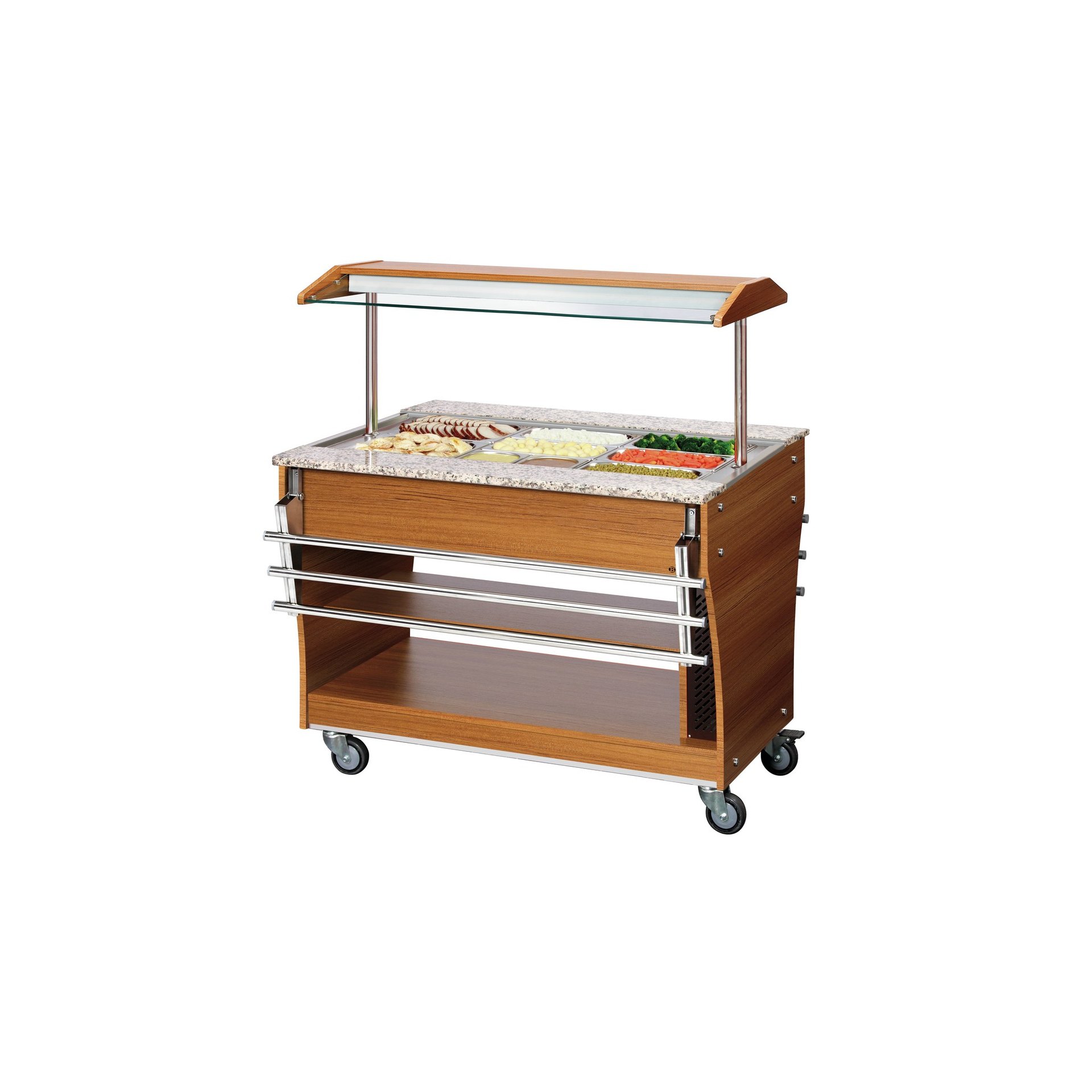 Buffetwagen, warm, 3x 1/1GN Buffetwagen, warm, 3x 1/1GN