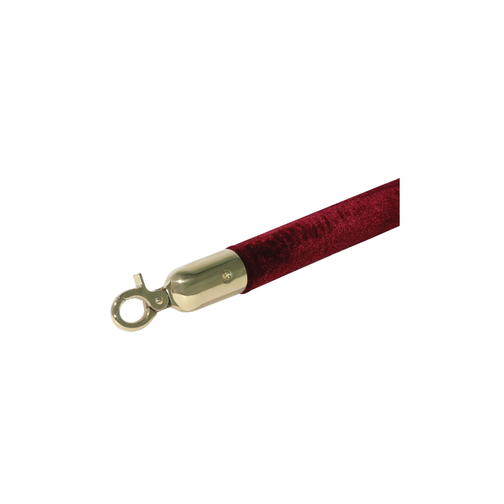 Dunkelrotes Seil 150 cm goldfarben Dunkelrotes Seil 150 cm goldfarben