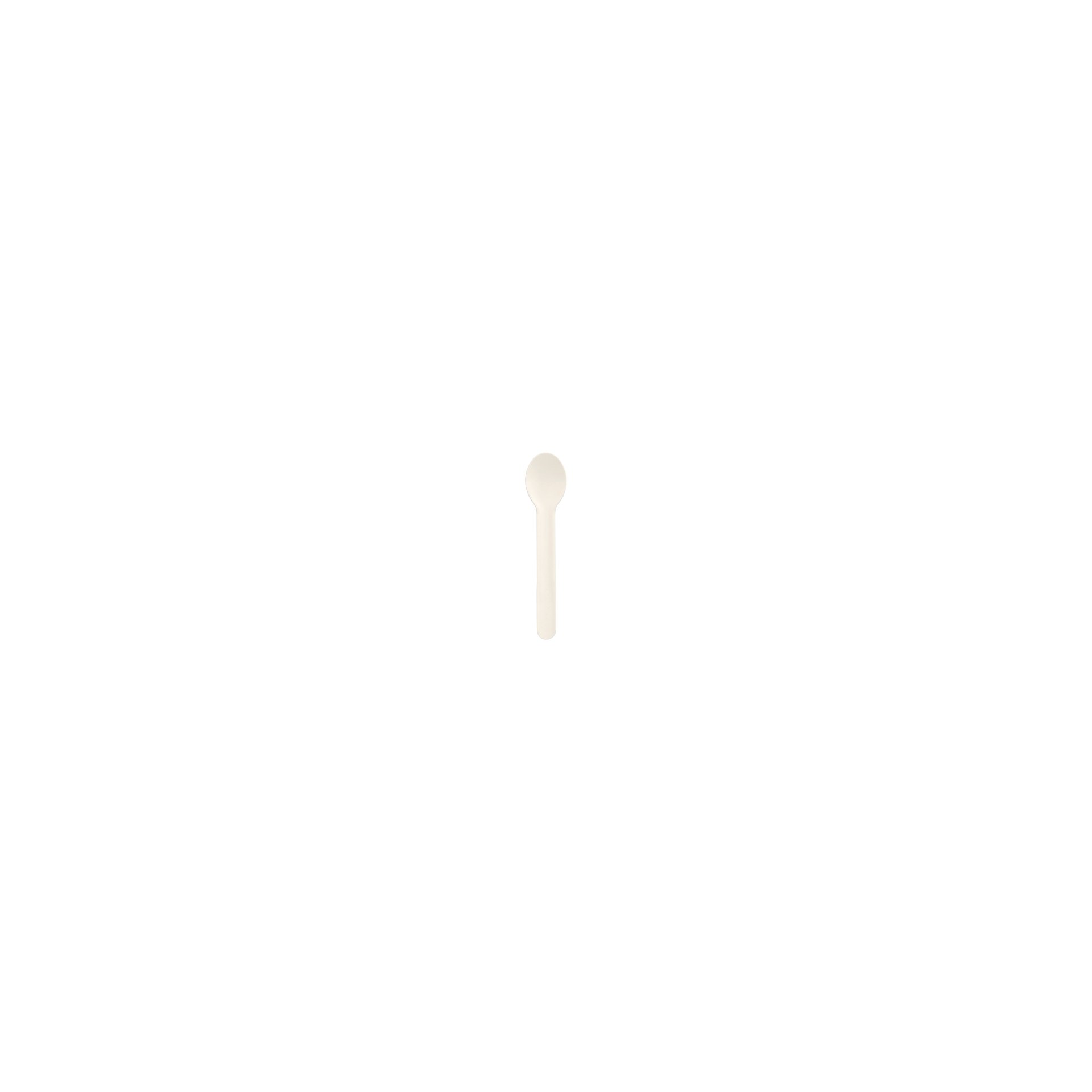 Kaffeelöffel, Papier "pure" 13 cm weiss Kaffeelöffel, Papier "pure" 13 cm weiss