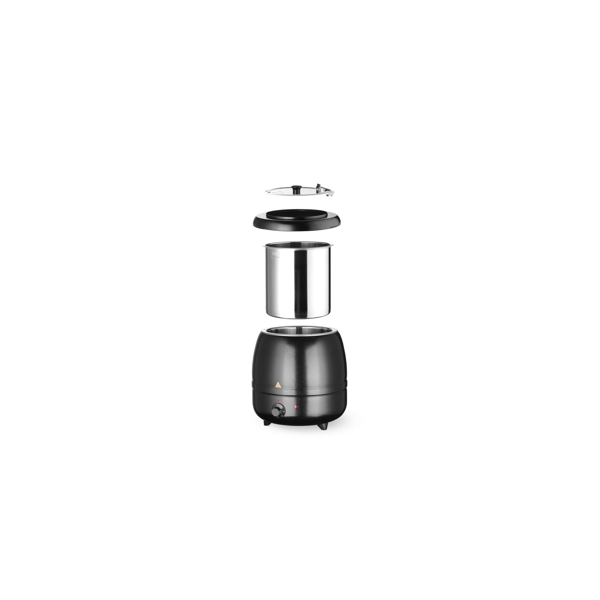 Suppenkessel, Kitchen Line, 8L, Schwarz, 230V/400W, ⌀330x(H)363mm