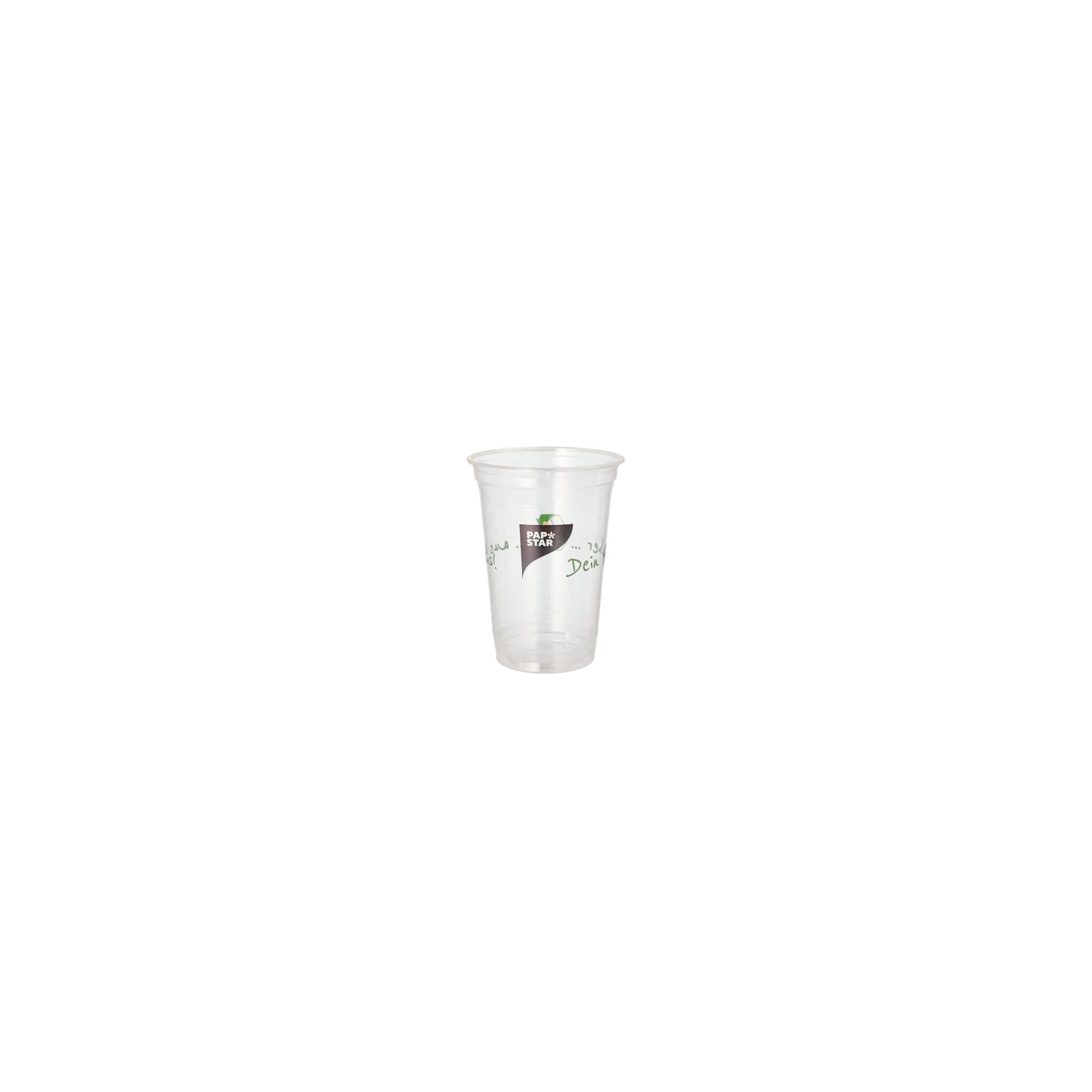 Trinkbecher PLA 0,4 l Ø 9,5 cm · 12,7 cm "Becher aus Mais" Trinkbecher PLA 0,4 l Ø 9,5 cm · 12,7 cm "Becher aus Mais"