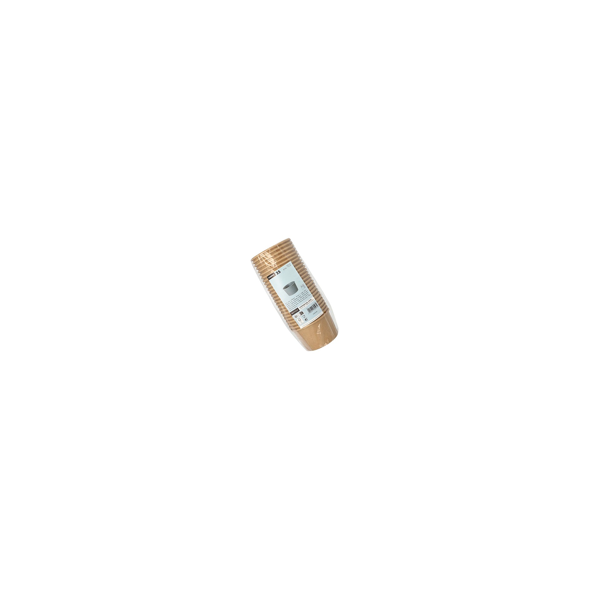 Suppenbecher, Pappe rund 230 ml Ø 9,8 cm · 6 cm braun Suppenbecher, Pappe rund 230 ml Ø 9,8 cm · 6 cm braun