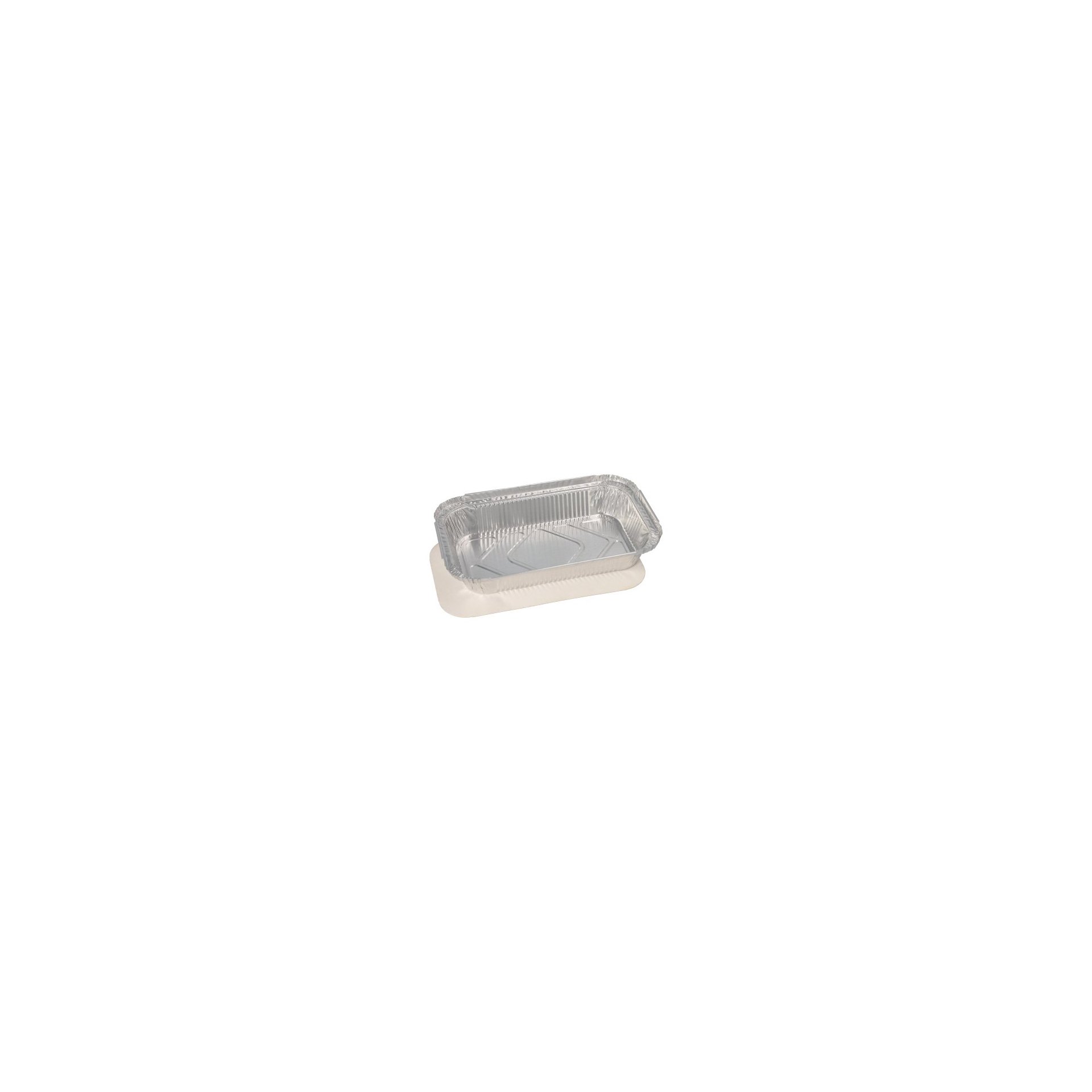 Schalen, Alu + Einlegedeckel, PP-beschichtet eckig 0,65 l 3,4 cm x 13 cm x 22 cm für Lasagne