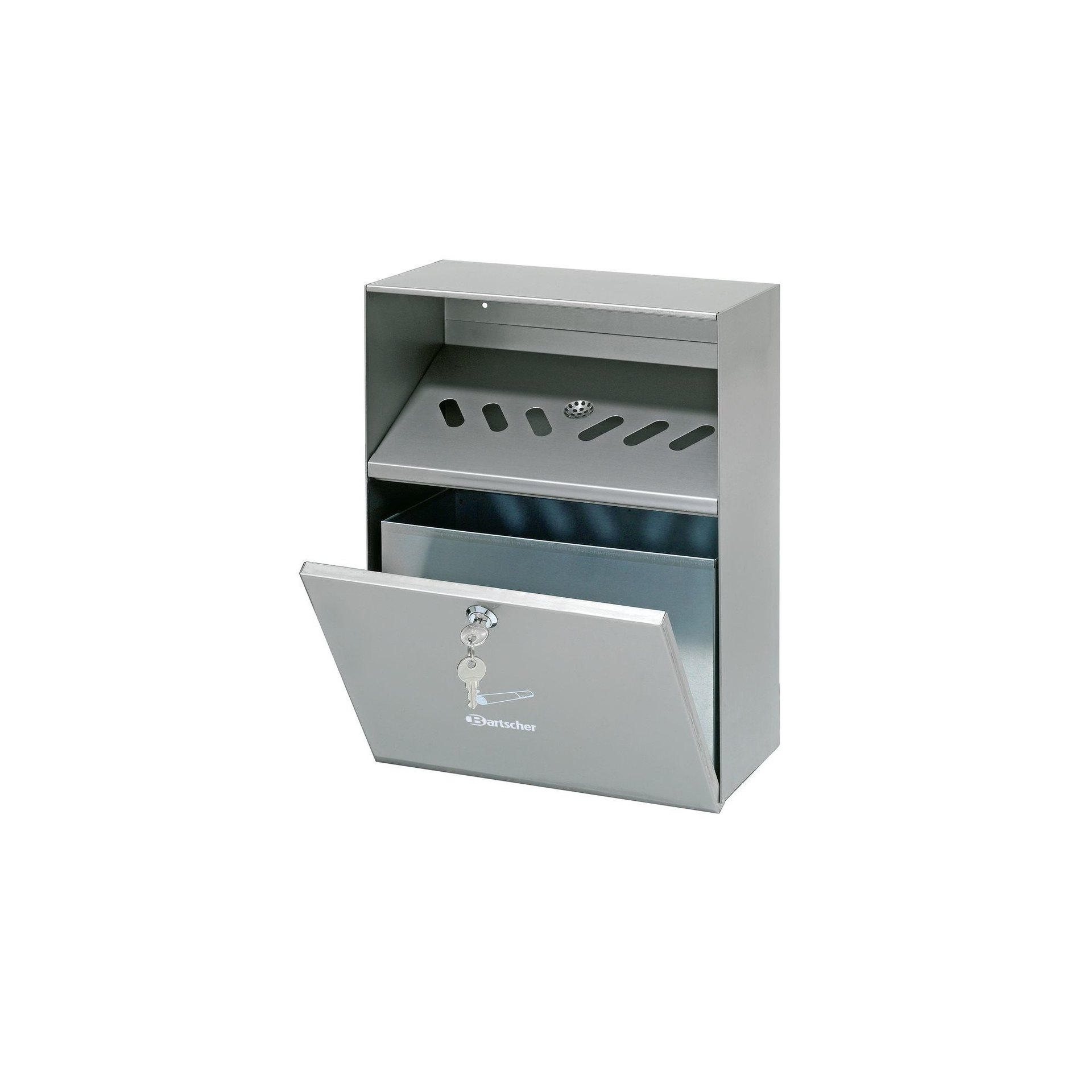 Wandascher, silber