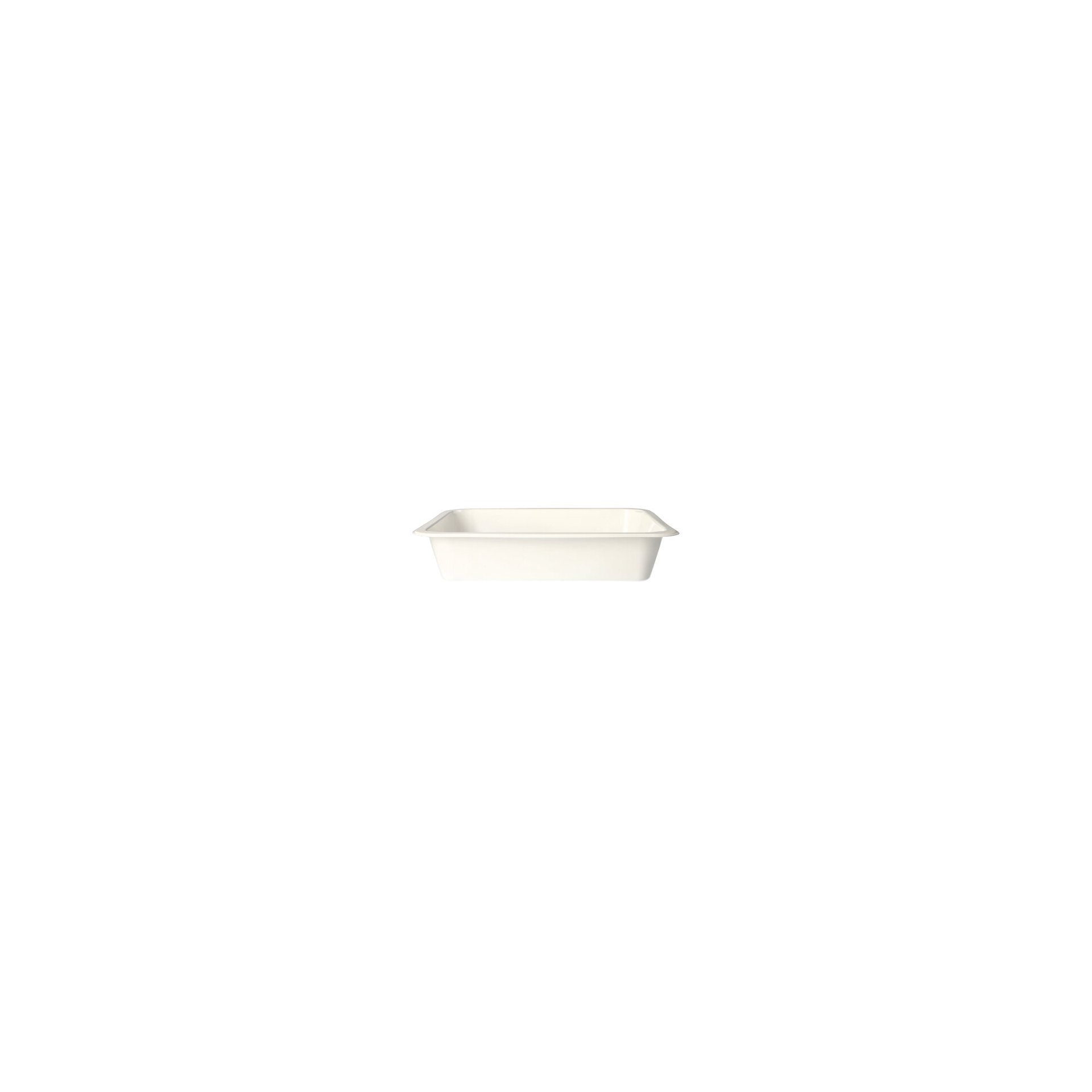 Mikrowellenschalen, PP ungeteilt 1330 ml 4,9 cm x 22,7 cm x 17,8 cm weiss