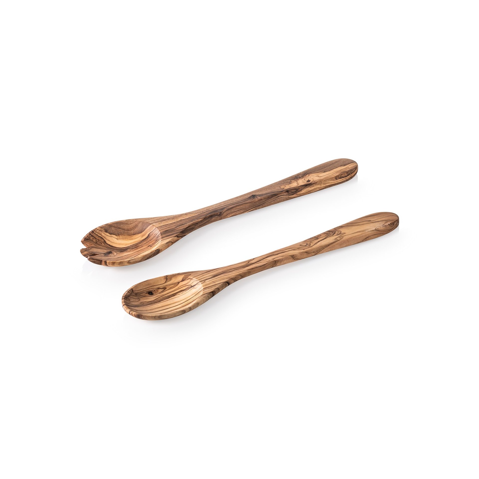 Salatbesteck Set PURE OLIVE, 30 cm, 2-teilig, Olivenholz