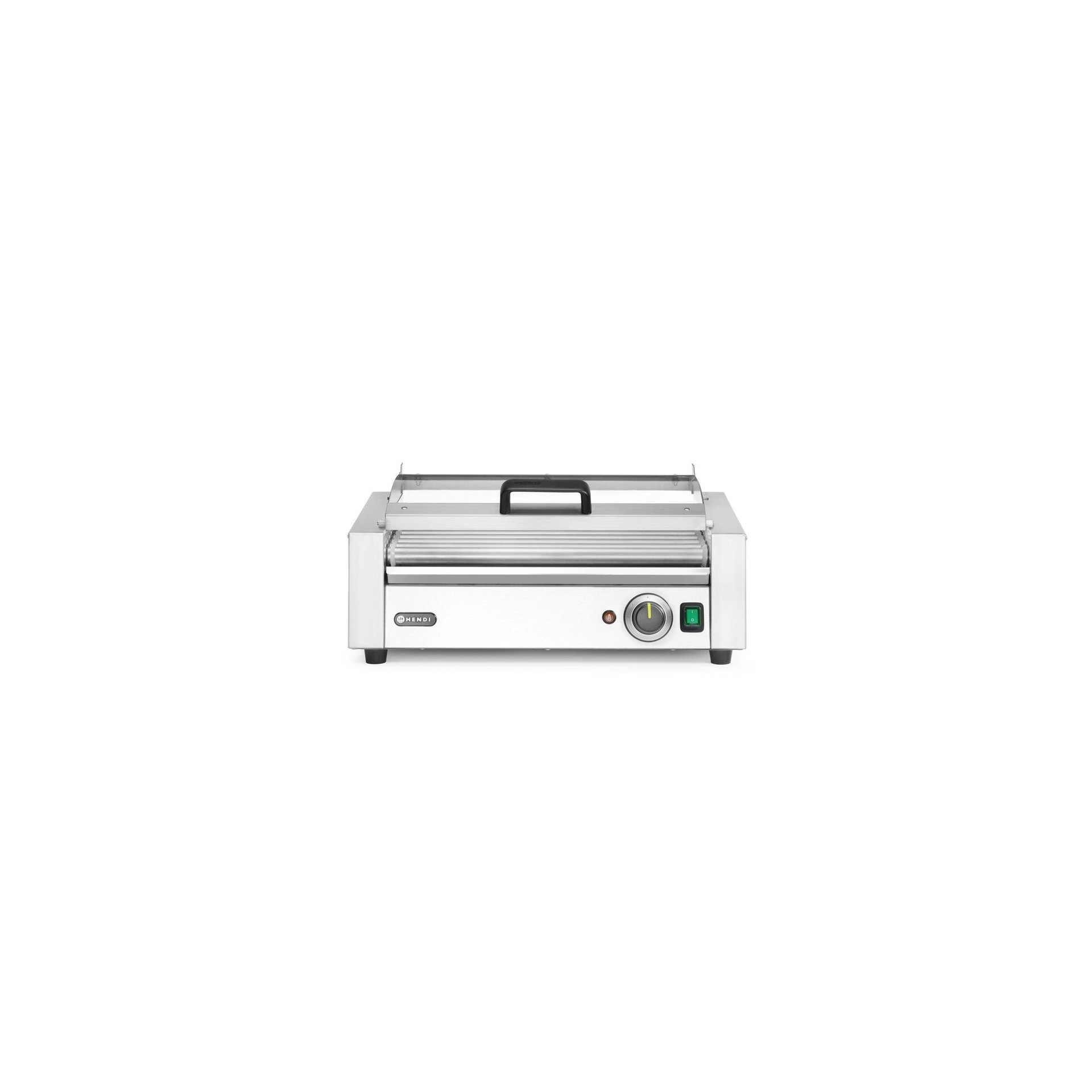Rollengrill, 1-Zone mit Energiesparabdeckung, 9 Rollen, 230V/790W, 566x450x(H)259mm