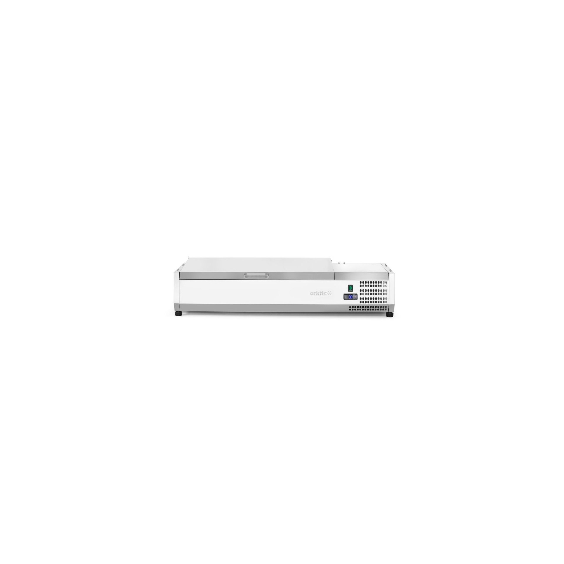 Aufsatz-Kühlvitrine Arktic, 4x GN 1/3 1205x420x630mm Aufsatz-Kühlvitrine Arktic, 4x GN 1/3 1205x420x630mm