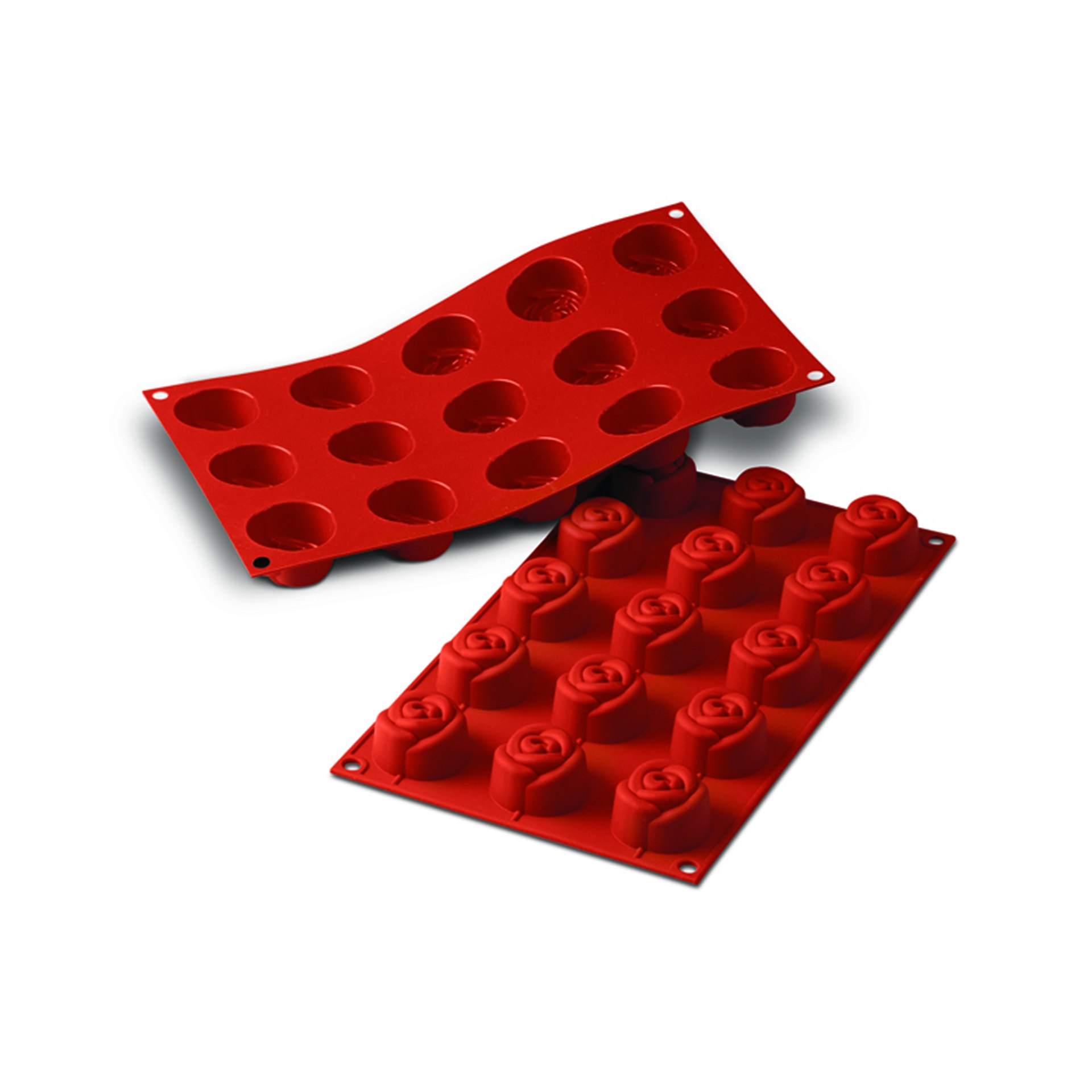 Silikonbackform Rose, Ø 44 mm Silikonbackform Rose, Ø 44 mm