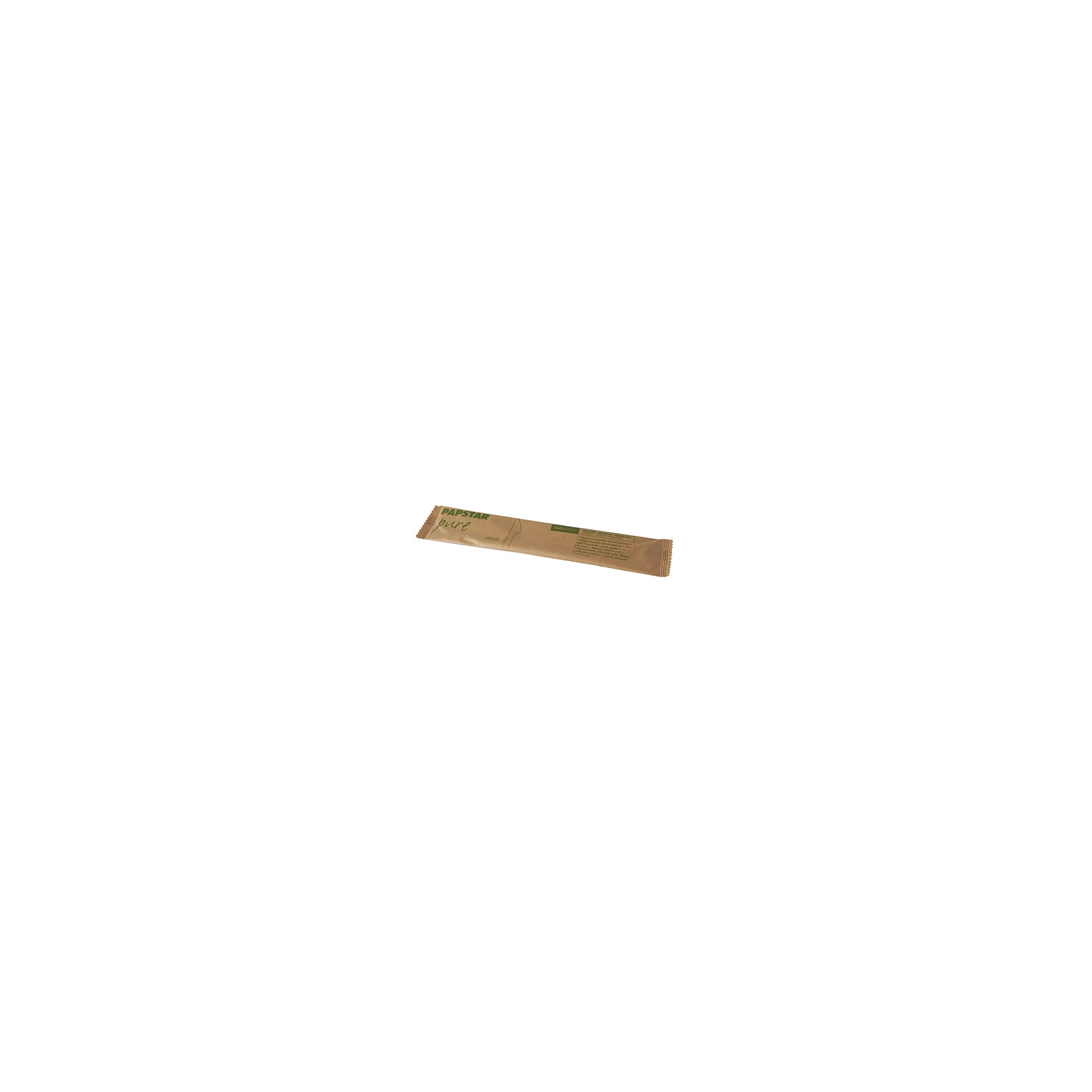 Messer, Holz "pure" 16,5 cm einzeln verpackt in Papierbeutel