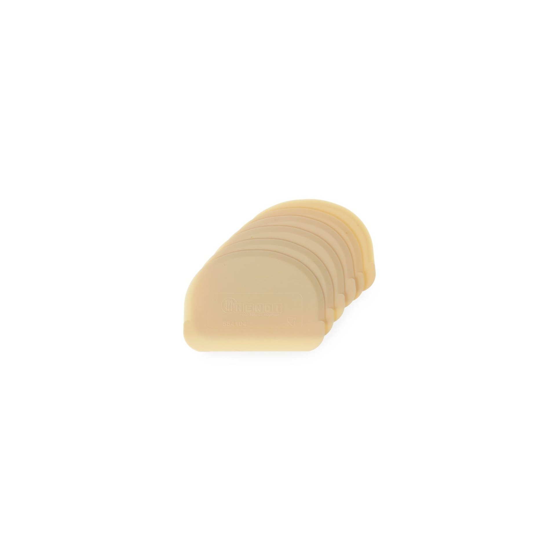 Teigschaber, flexibel - 6 Stk., 6 Stk., 120x88mm Teigschaber, flexibel - 6 Stk., 6 Stk., 120x88mm
