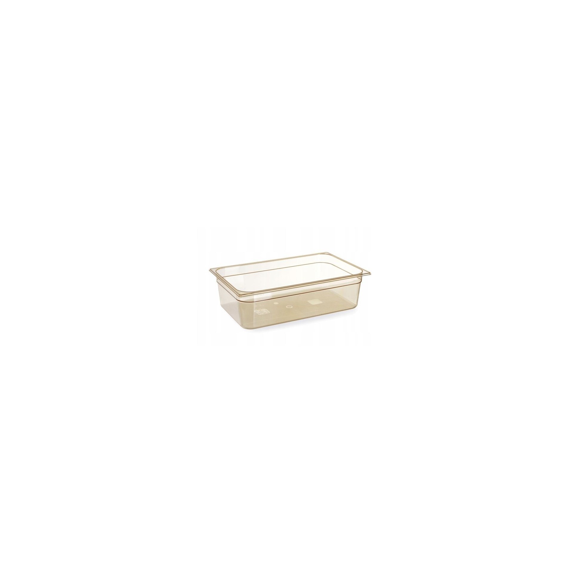 Gastronorm-Behälter 1/1, hochtemperaturbeständig, GN 1/1, 13,3L, Transparent, 530x325x(H)100mm Gastronorm-Behälter 1/1, hochtemperaturbeständig, GN 1/1, 9L, Transparent, 530x325x(H)65mm