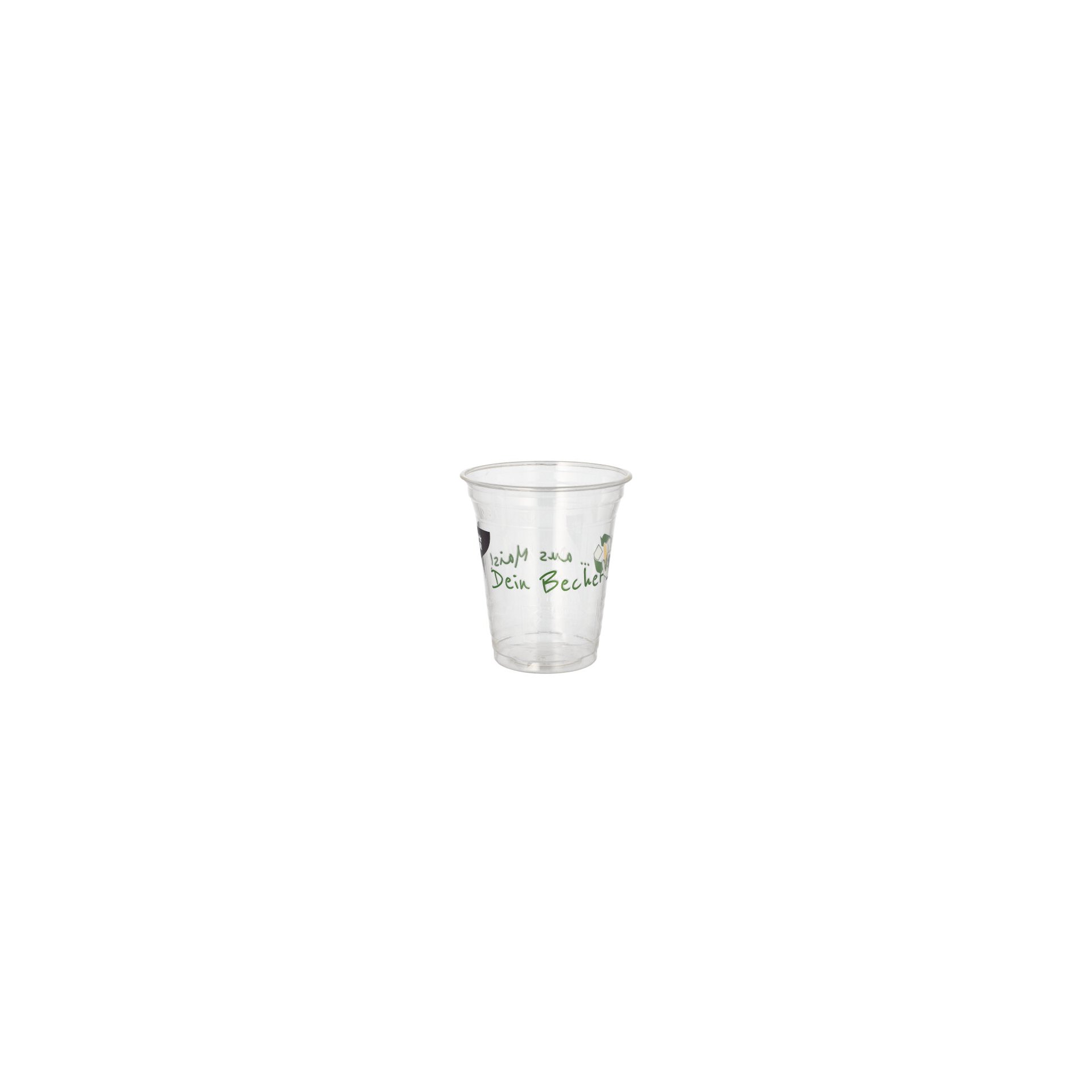 Trinkbecher PLA 0,3 l Ø 9,5 cm · 10,7 cm "Becher aus Mais" Trinkbecher PLA 0,3 l Ø 9,5 cm · 10,7 cm "Becher aus Mais"
