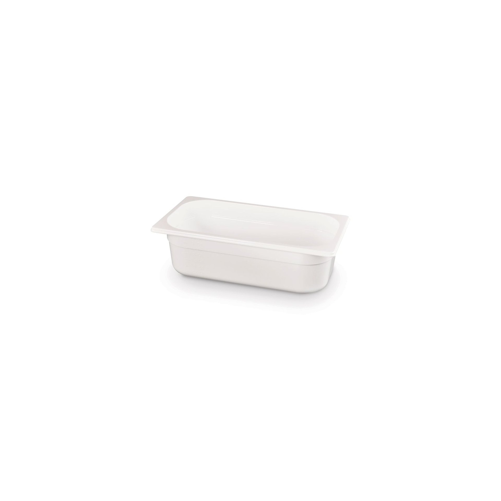 Gastronorm-Behälter 1/3, GN 1/3, 4L, Weiß, 325x176x(H)100mm