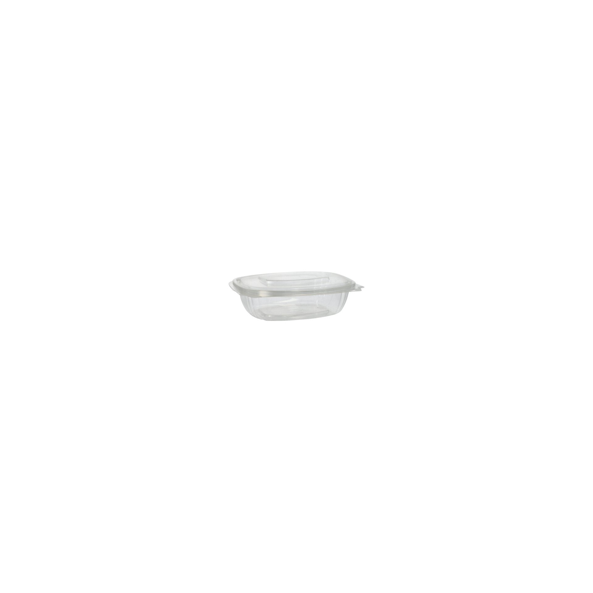 Feinkost- und Salatschalen mit Klappdeckeln, PLA "pure" 750 ml 6,6 cm x 20,5 cm x 16,8 cm