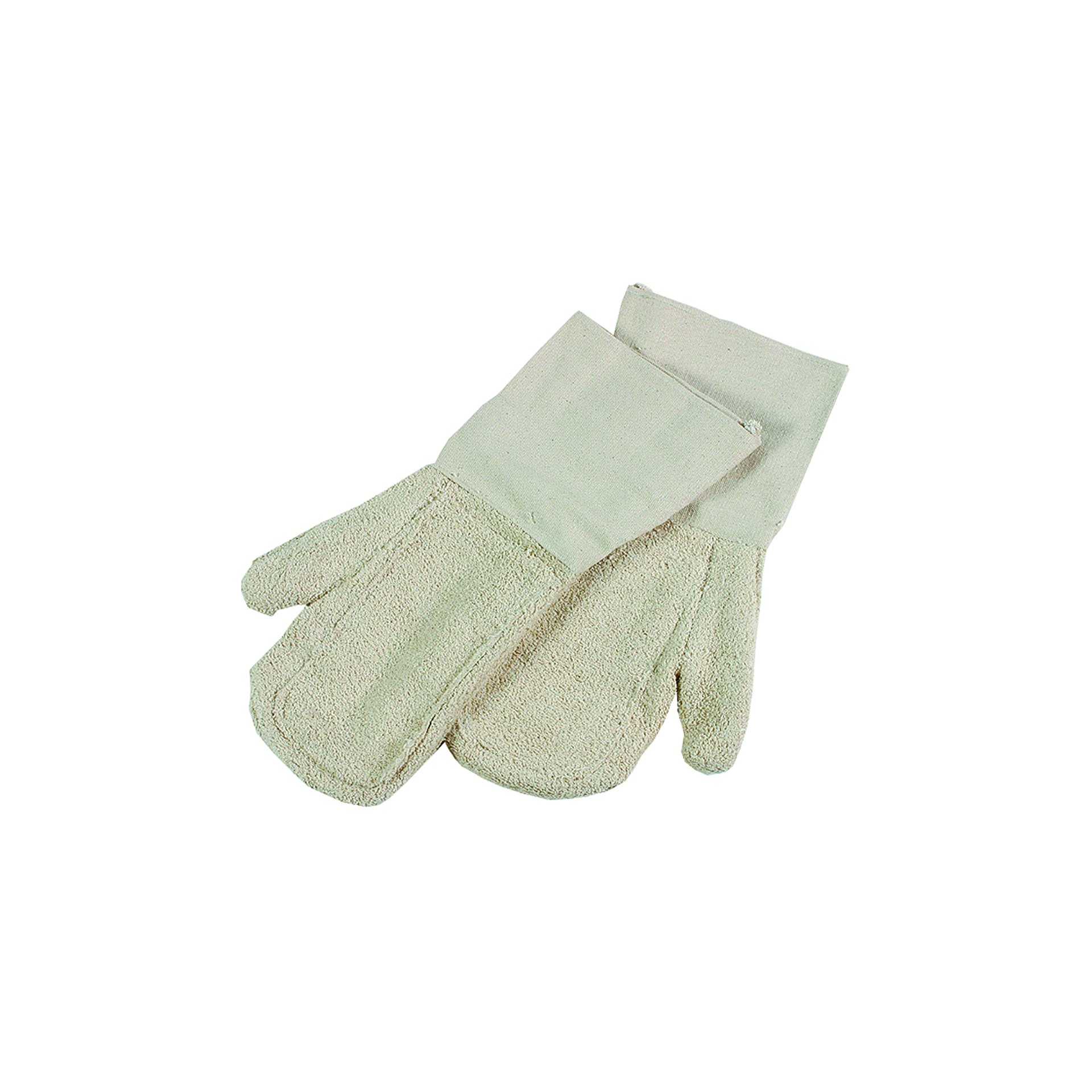 Backhandschuhe aus Henkelplüsch, lange Stulpe