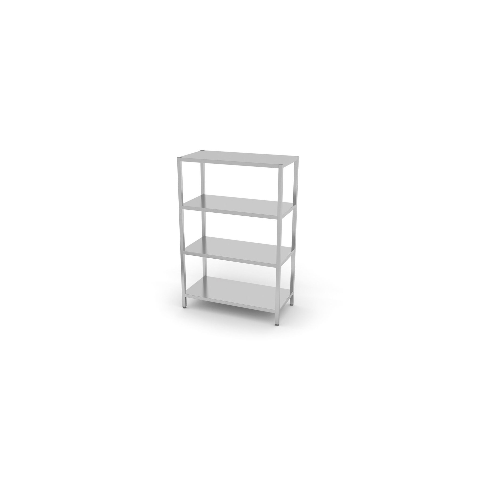Lagerregal mit 4 Regalen – verschraubt, Kitchen Line, 1000x500x(H)1800mm